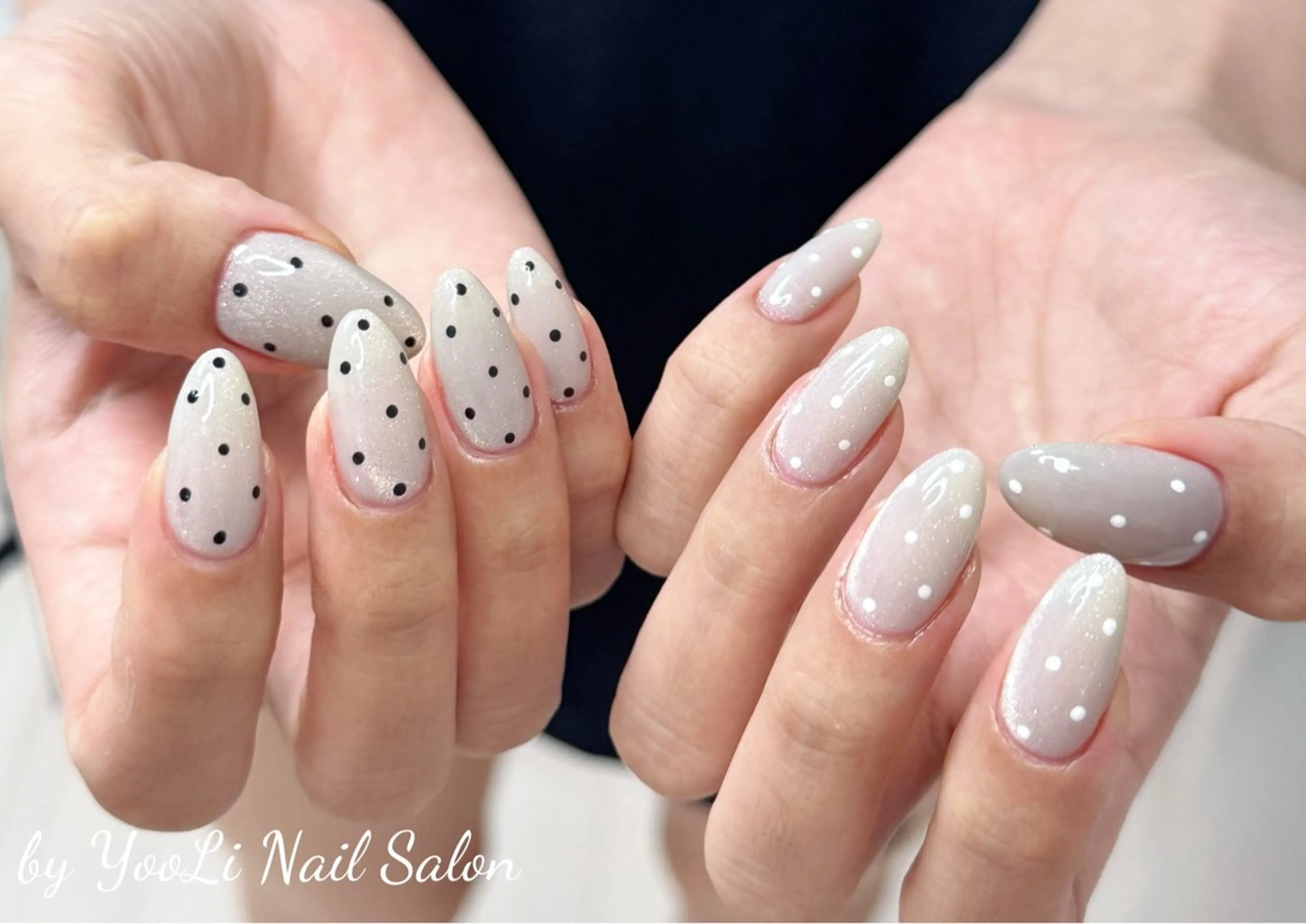 ネイル アートネイル オーロラネイル チークネイル フレンチネイル ガラスフレンチ ハンドネイル 🎀🎀YooLi Nail Salonのネイルデザイン