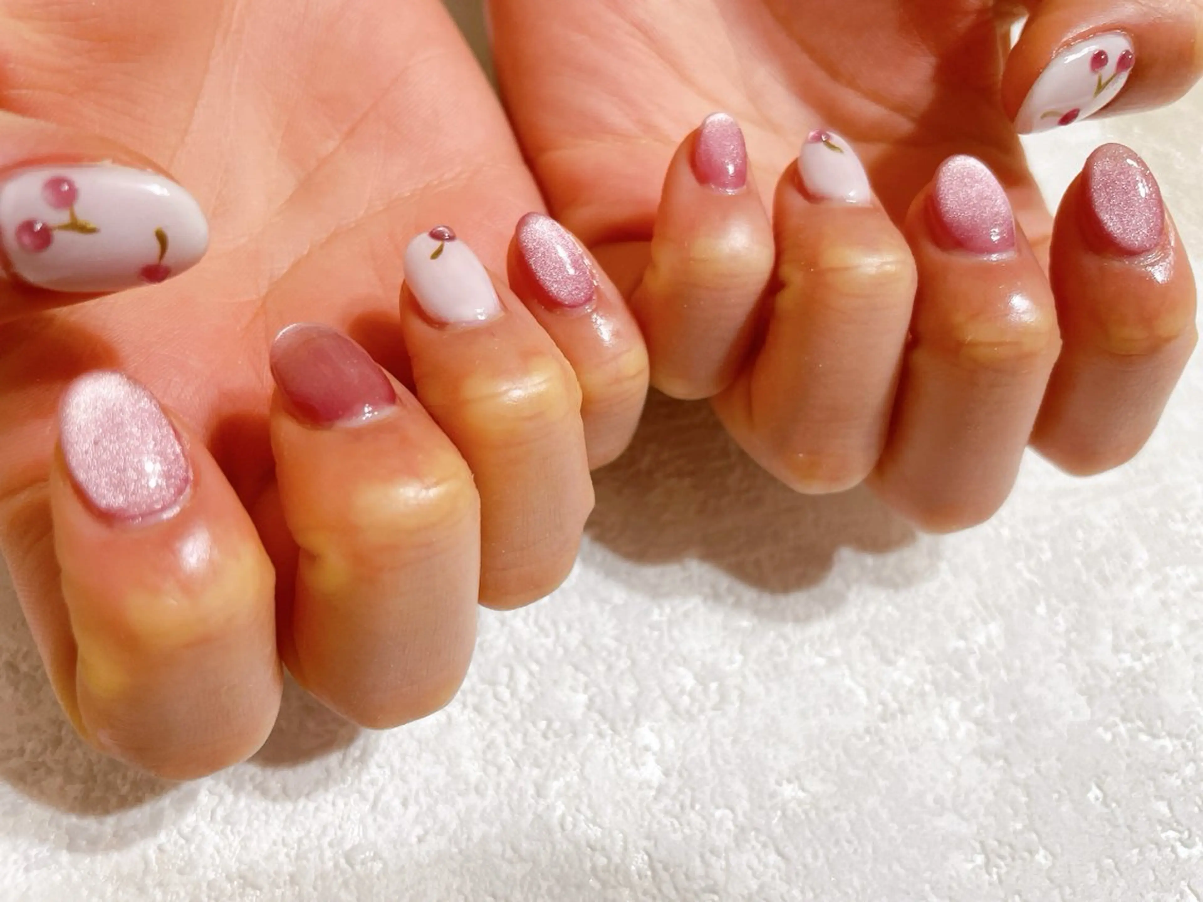 ネイル ジェルネイル メンズネイル パラジェル 春ネイル ワンホンネイル ハンドネイル kikinail 溝の口のネイルデザイン