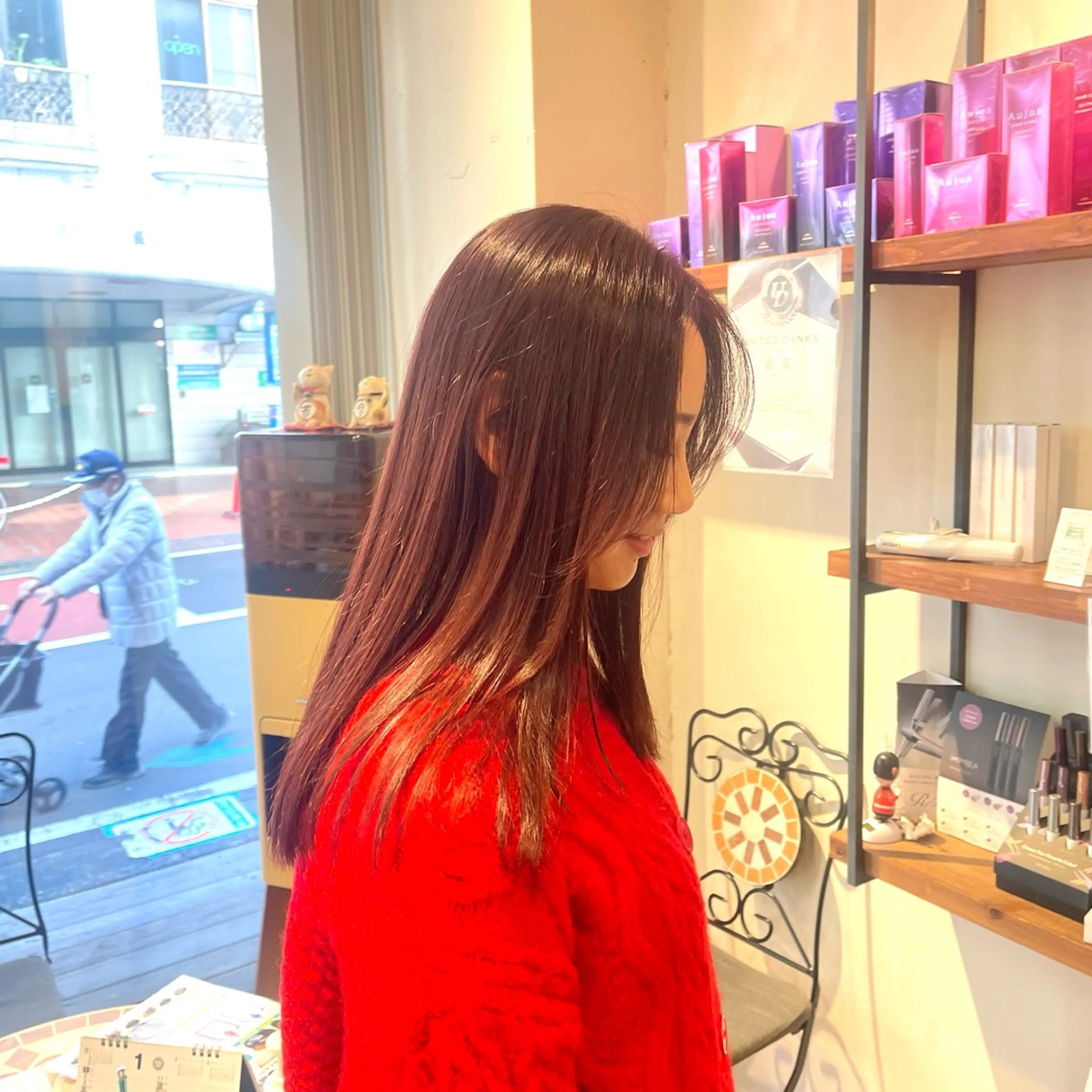 カラー ヘアカラー トリートメント このみ/髪質改善 /ヘアアレンジ🫧のヘアスタイル
