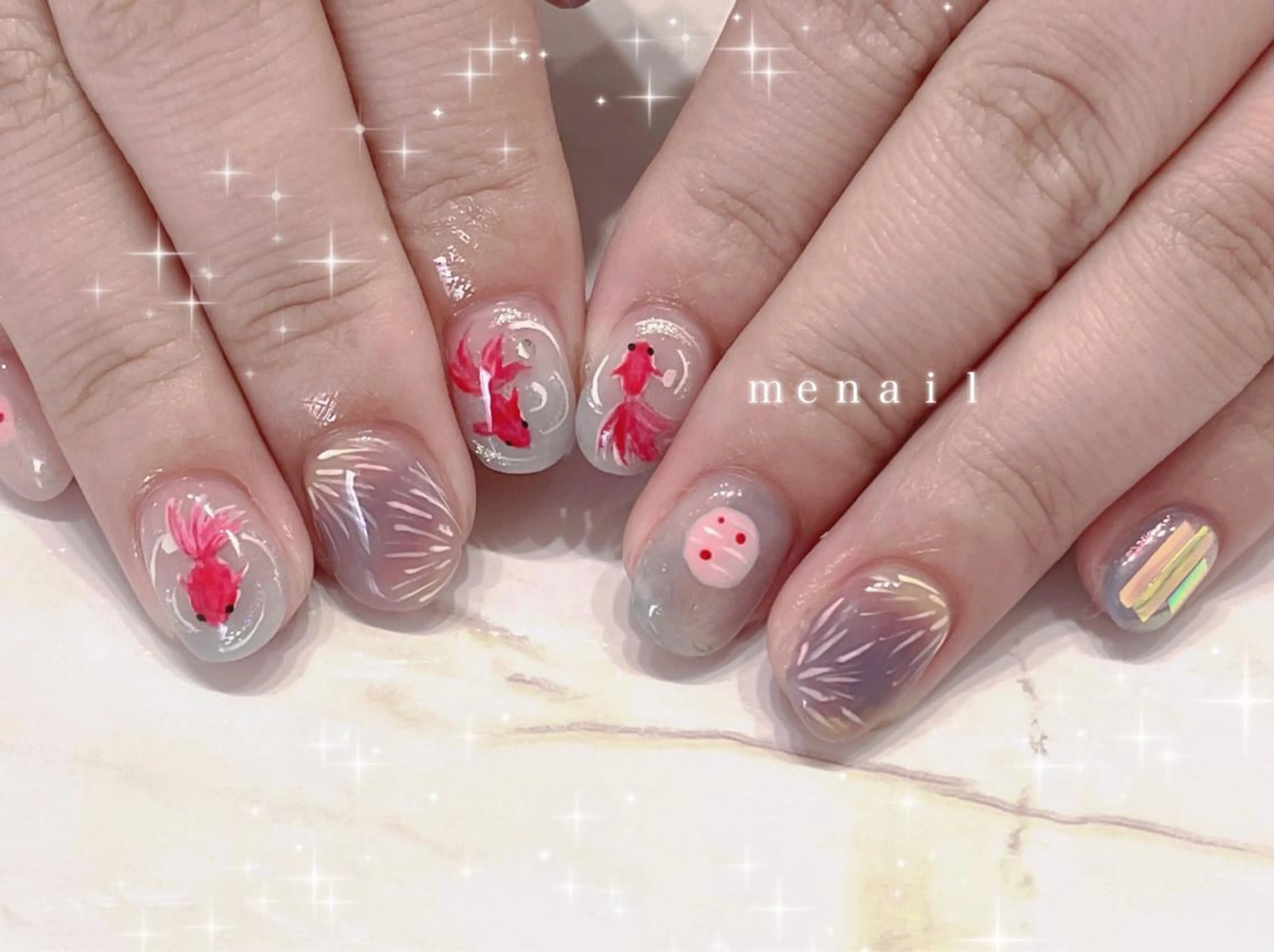 ネイル 持ち込み ＃ ｍｅのネイルデザイン