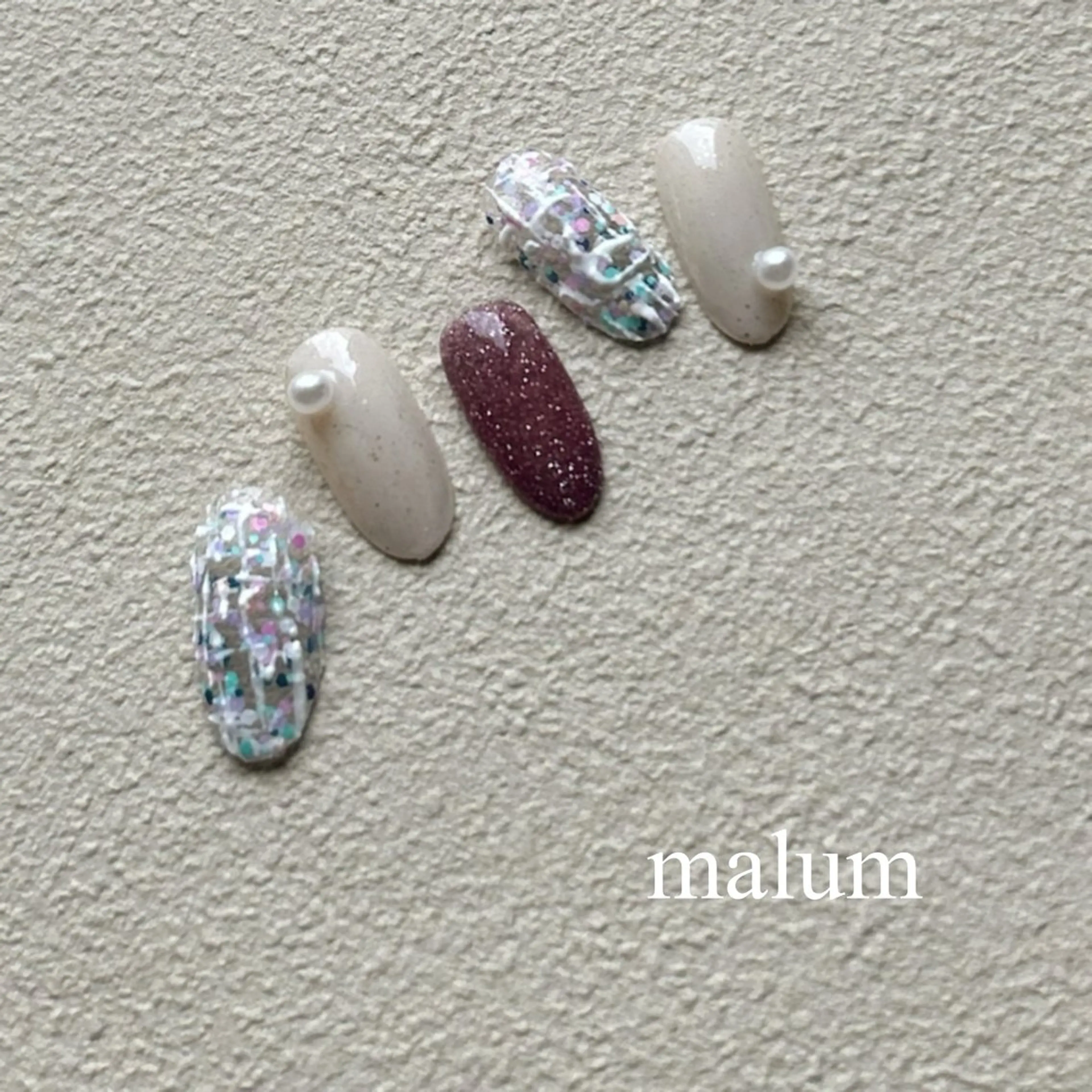 ネイル ハンドネイル malum nailのネイルデザイン