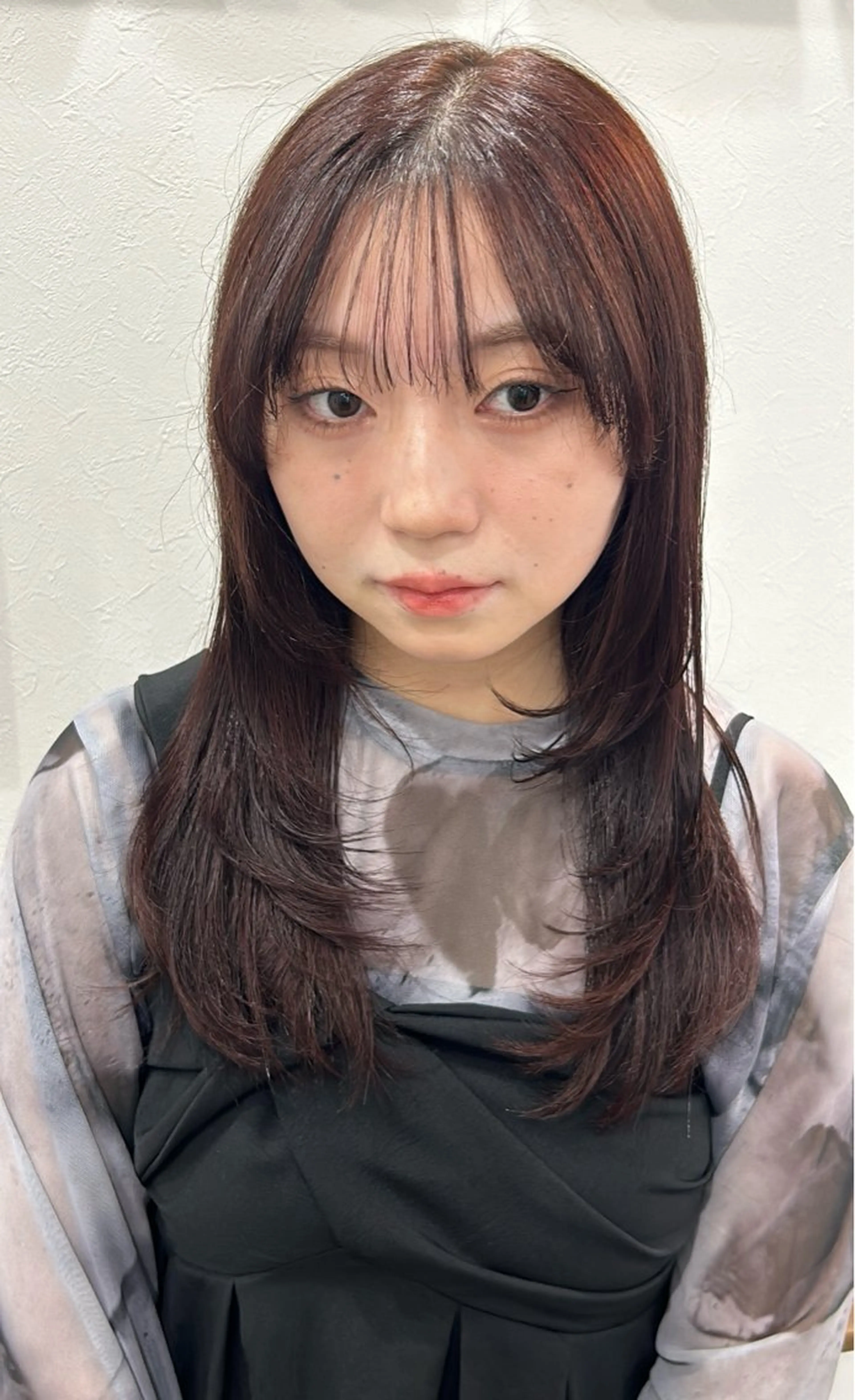 セミロング カット ヘアカラー ルシア東三国店所属・akane 東三国のヘアスタイル