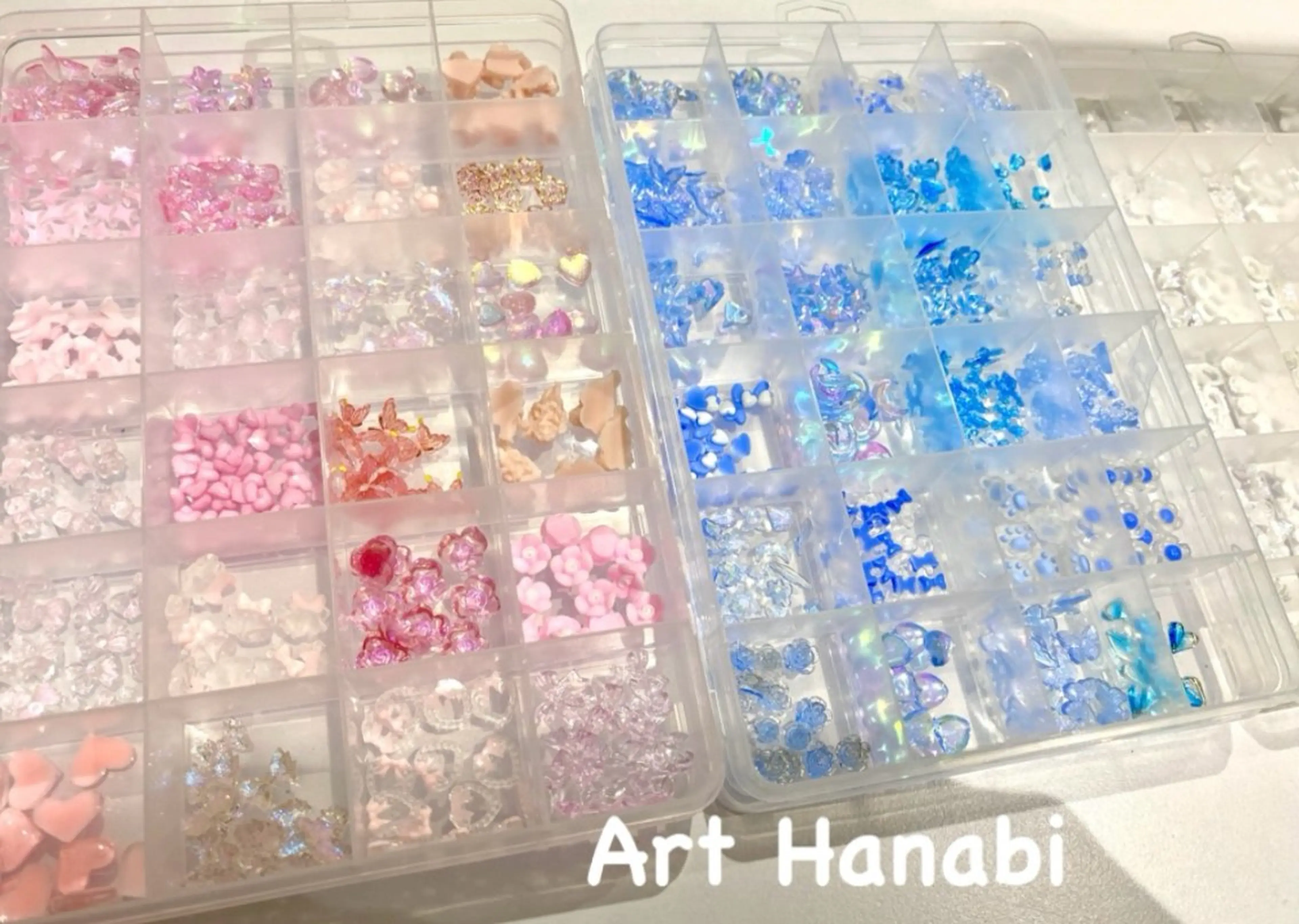 ネイル アートネイル ハート 韓国ネイル バレンタイン ハンドネイル ハンドケア Art Hanabi所属・Art Hanabi ミリのネイルデザイン