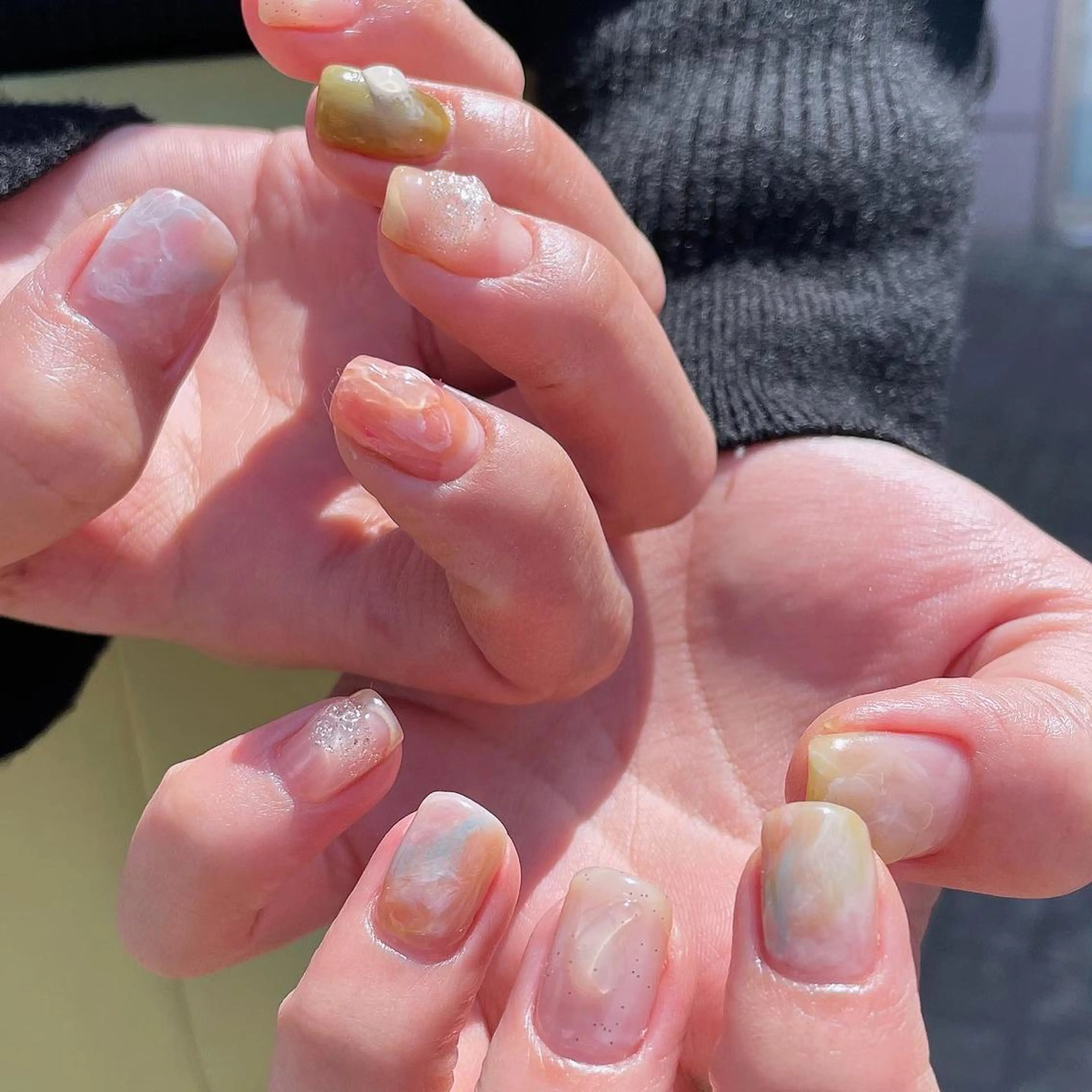 ネイル 持ち込み ハンドネイル Baum nailのネイルデザイン