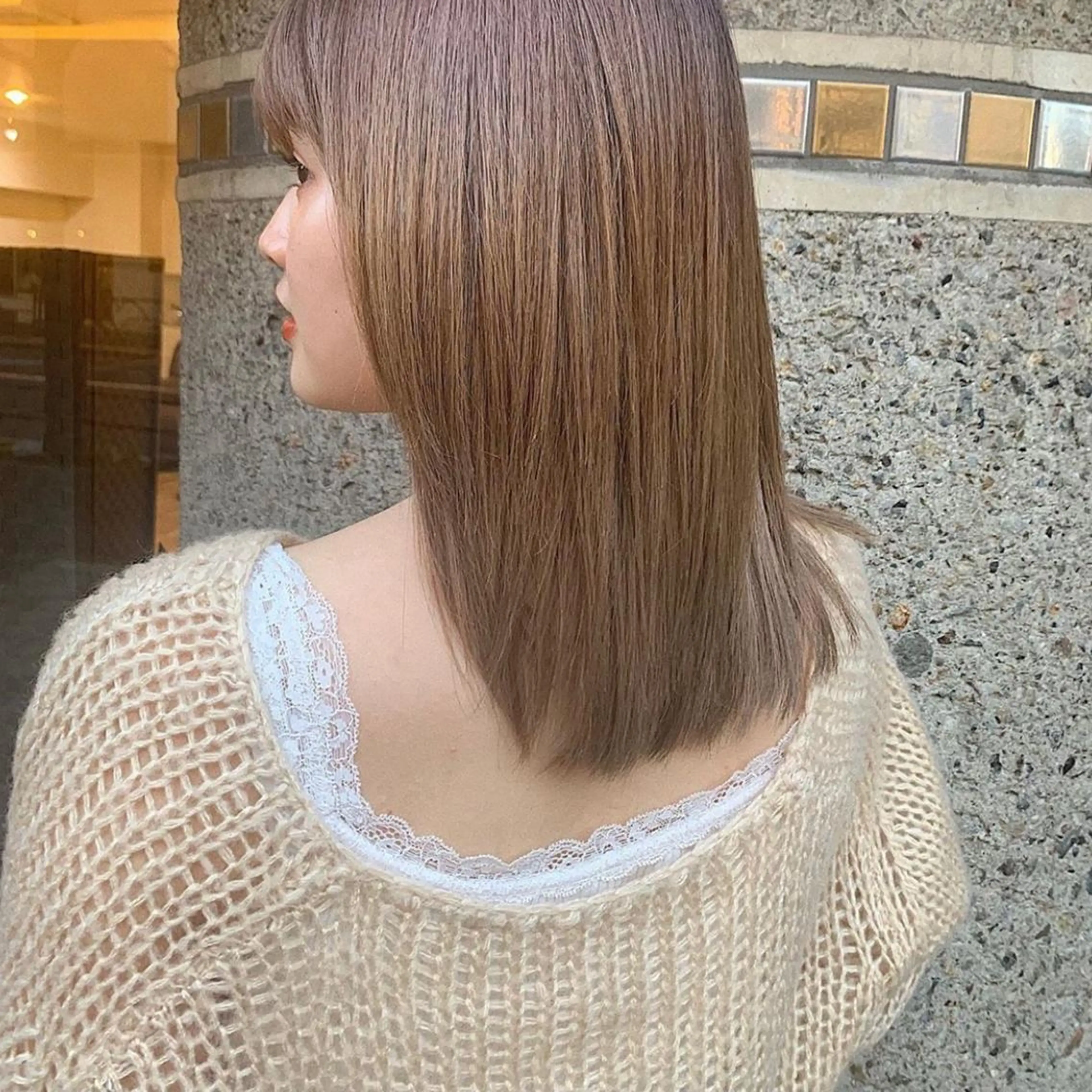 セミロング カラー ショート/ボブ 🌼YUNAのヘアスタイル