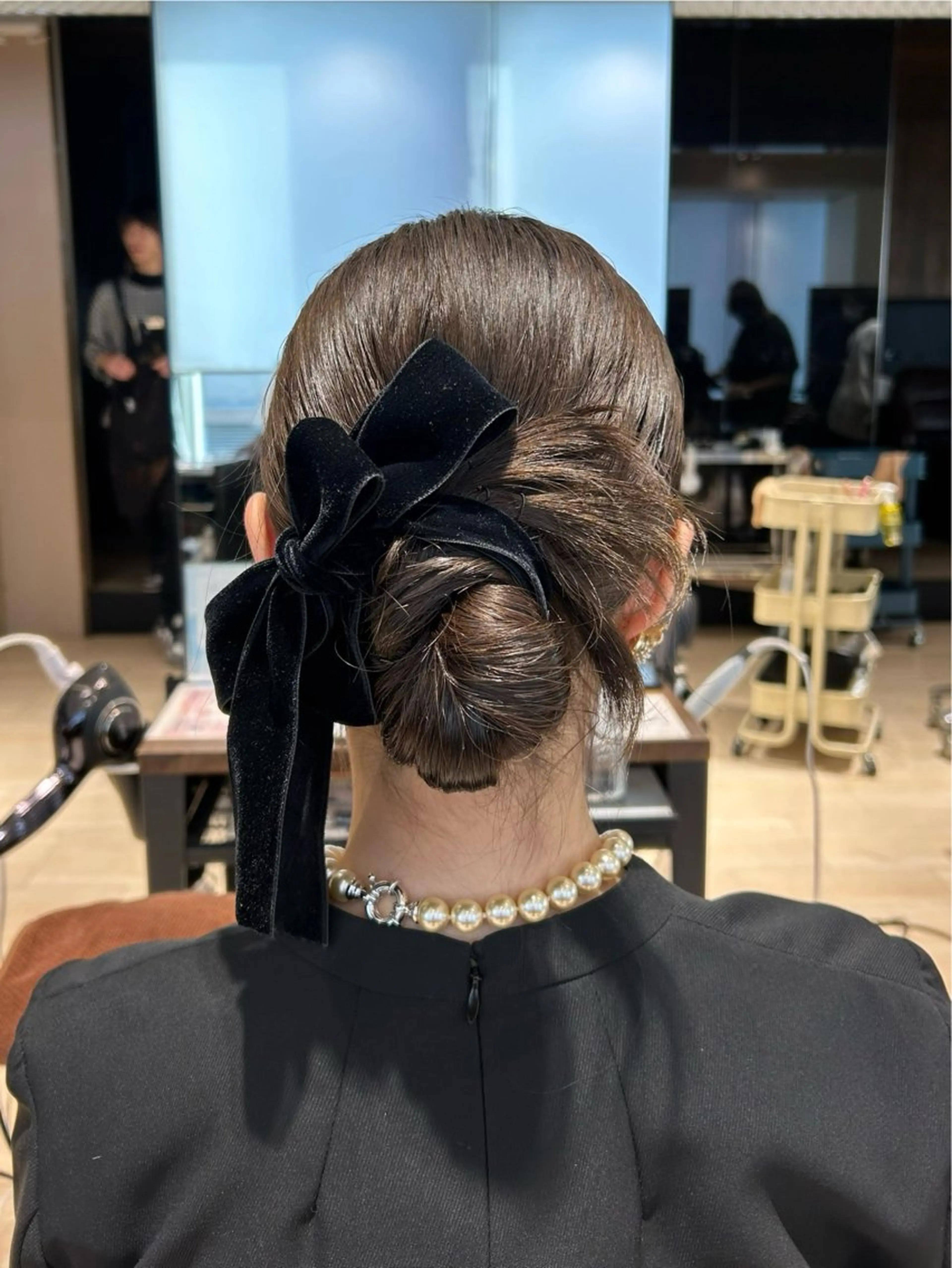 ミディアム カラー ヘアアレンジ カット ヘアセット 髙木美緒🌿 ナチュラル/アレンジのヘアスタイル