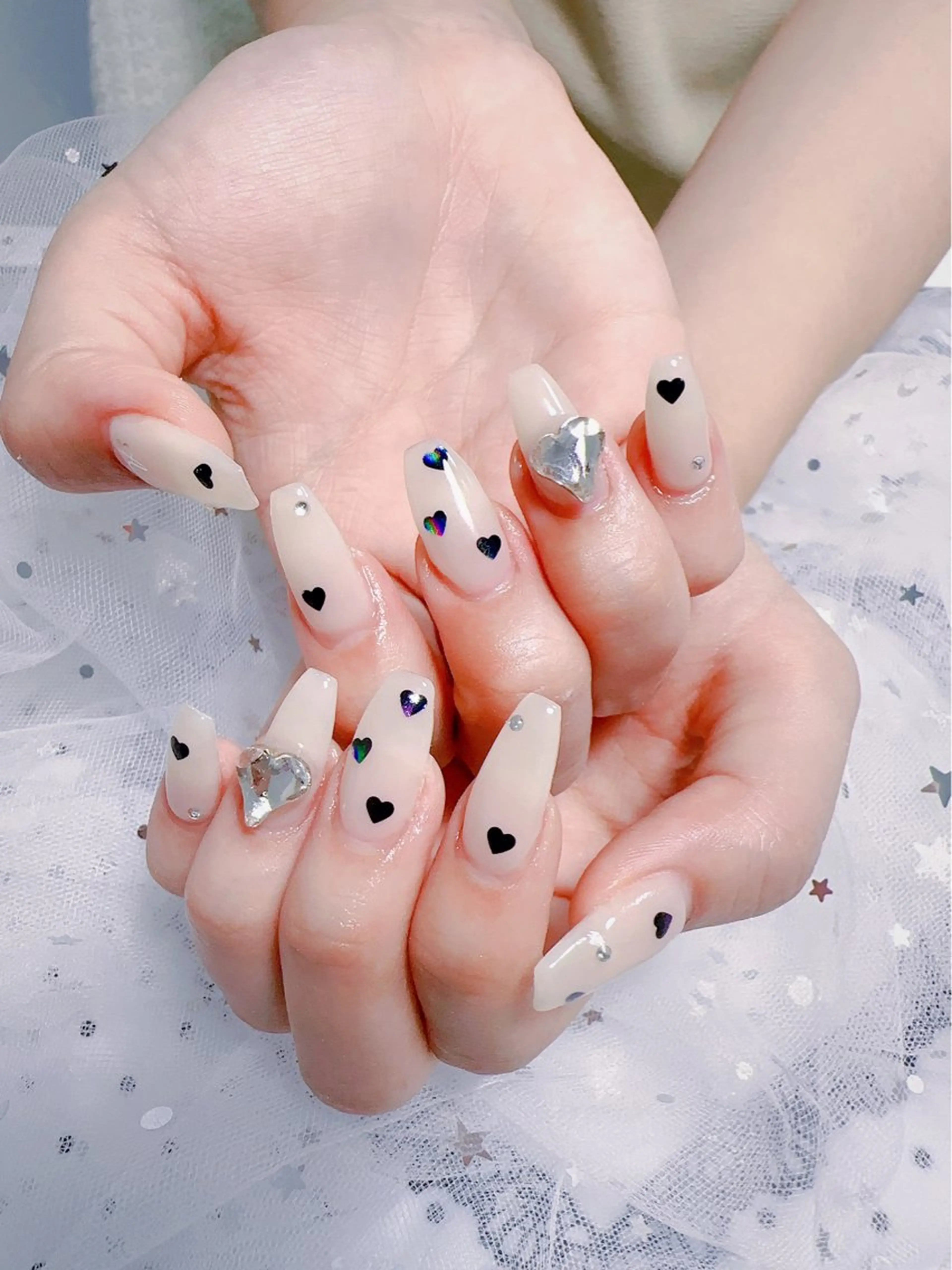 ネイル オーロラネイル チークネイル 長さ出し フレンチネイル ジェルネイル MUSES  NAIL  SALON所属・MUSES ネイルのネイルデザイン