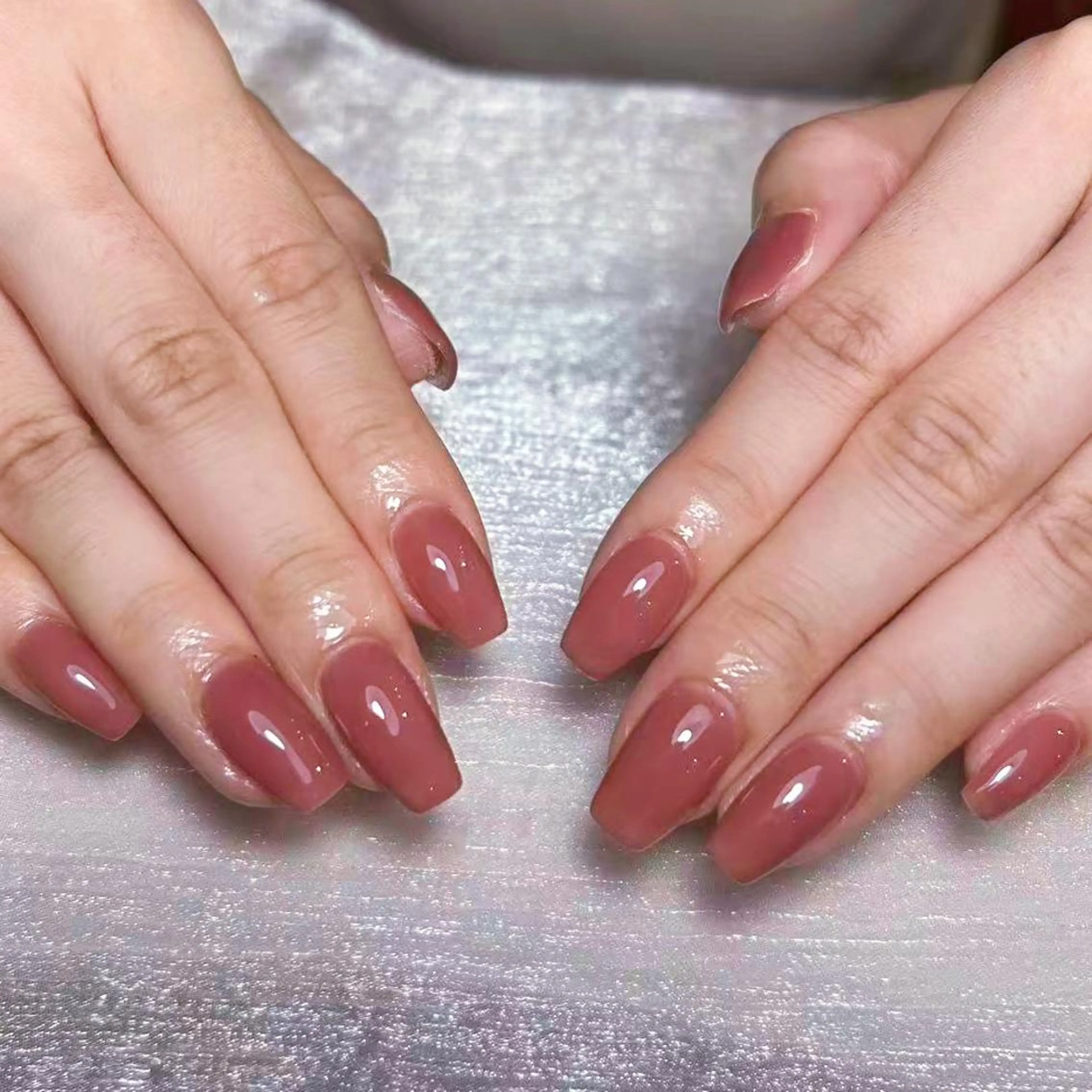 ネイル アートネイル オーロラネイル ガーリー キラキラネイル 韓国ネイル ハンドネイル DIAMOND 💅のネイルデザイン