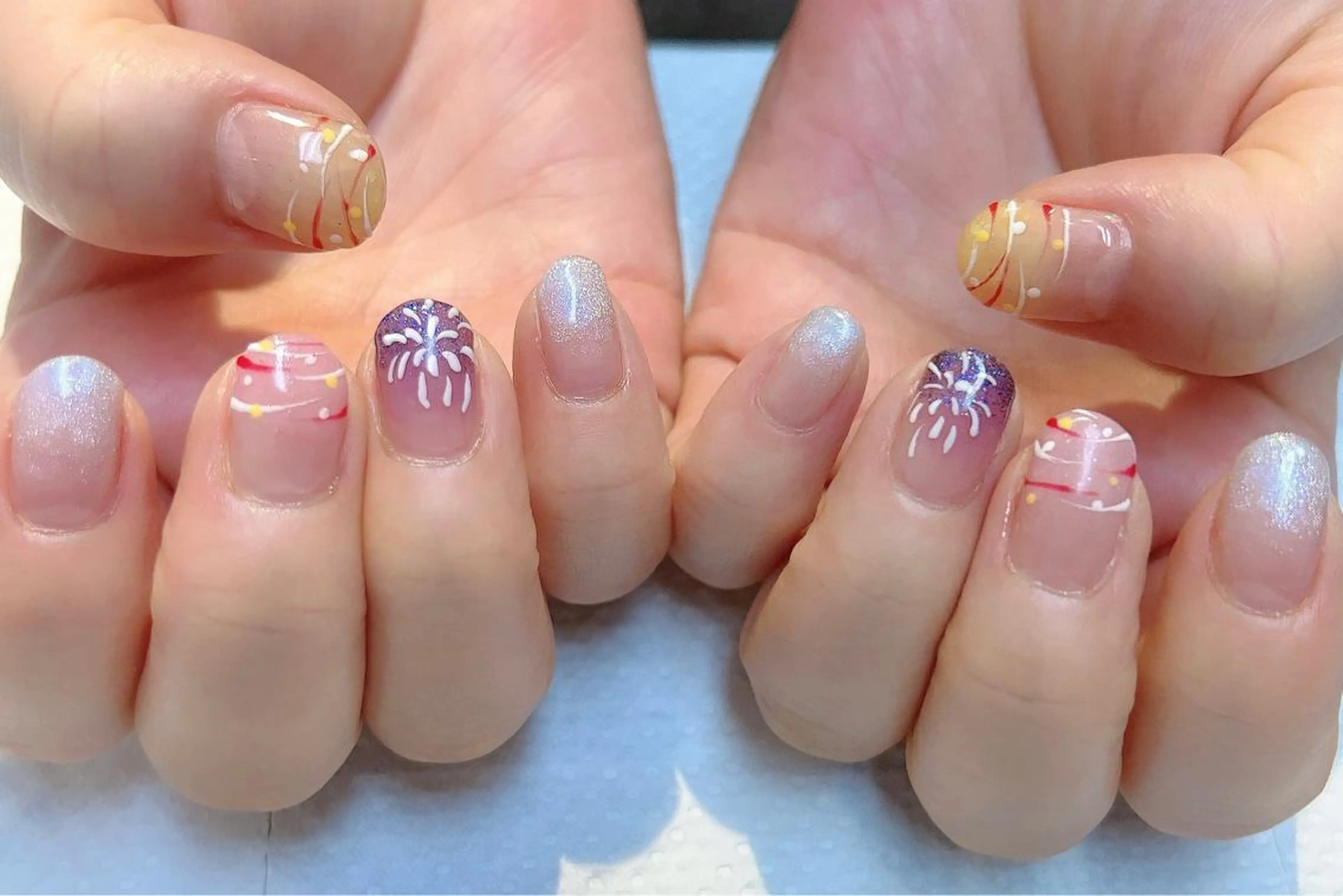 ネイル ヨーヨーネイル ハンドネイル reve あやののネイルデザイン