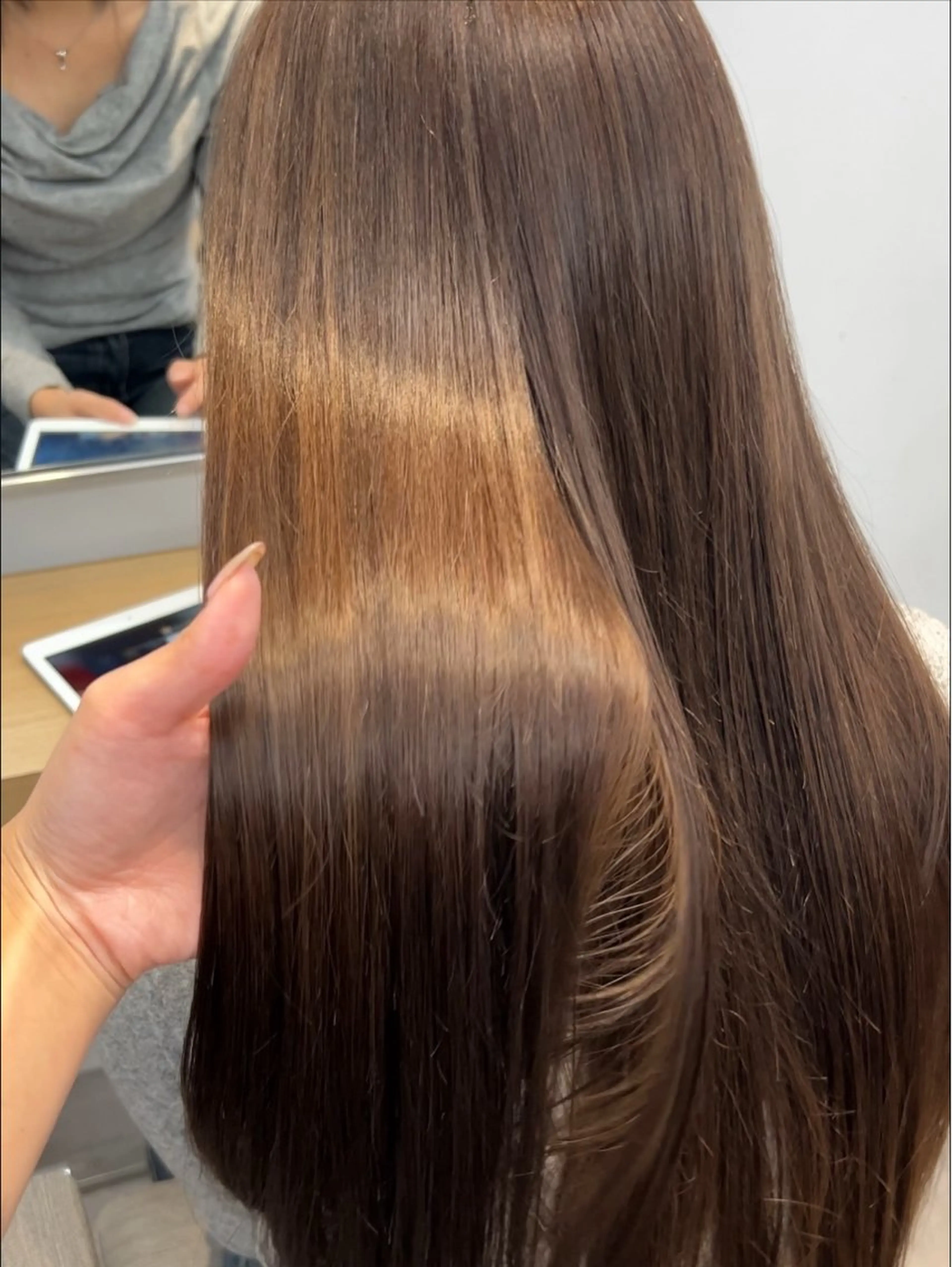 カラー ブラウンカラー yuna/韓国ヘア /透明感のヘアスタイル