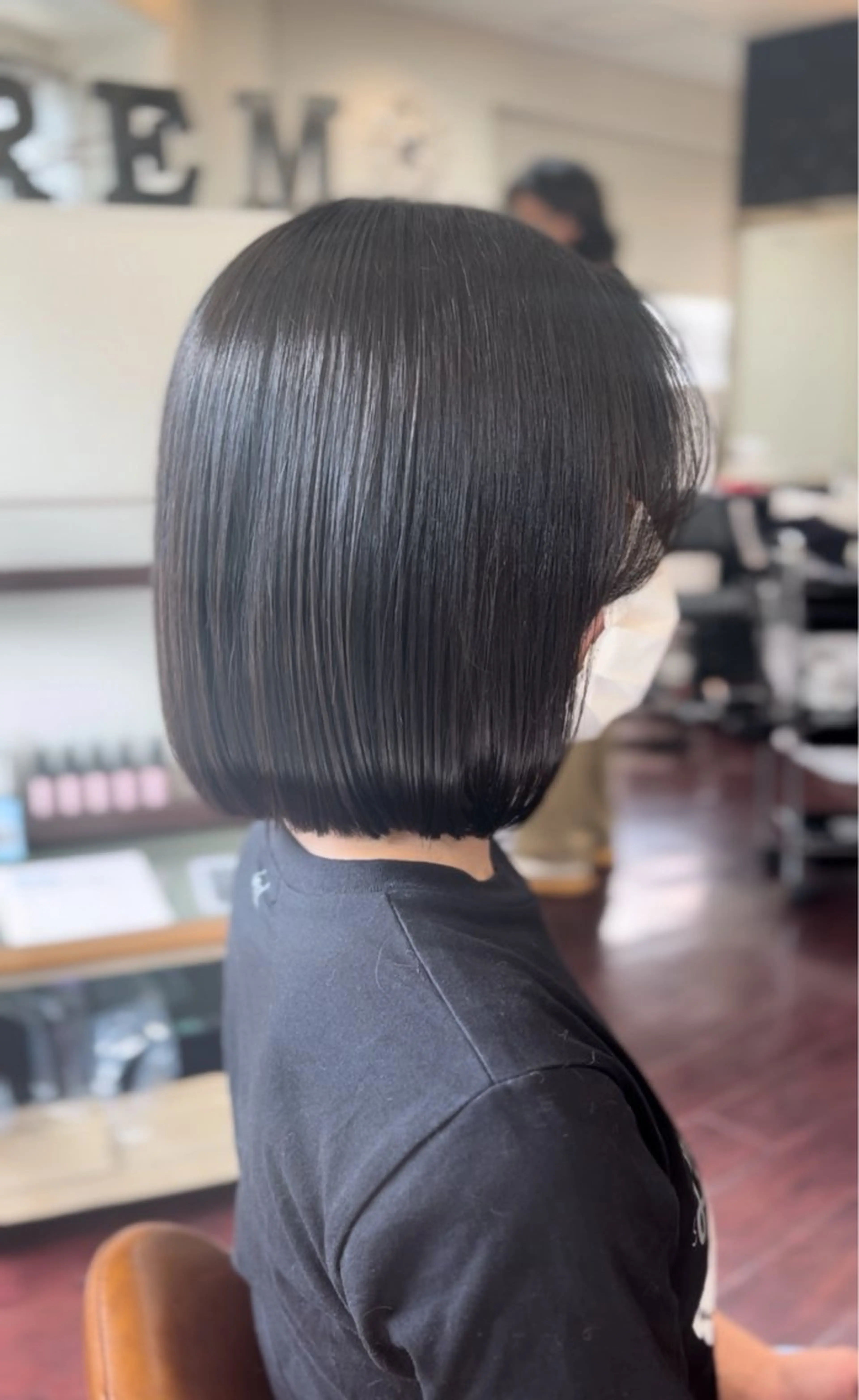 ショート ボブ ハイライト 髪質改善 縮毛矯正 高槻/LOREM/ Akiraのヘアスタイル