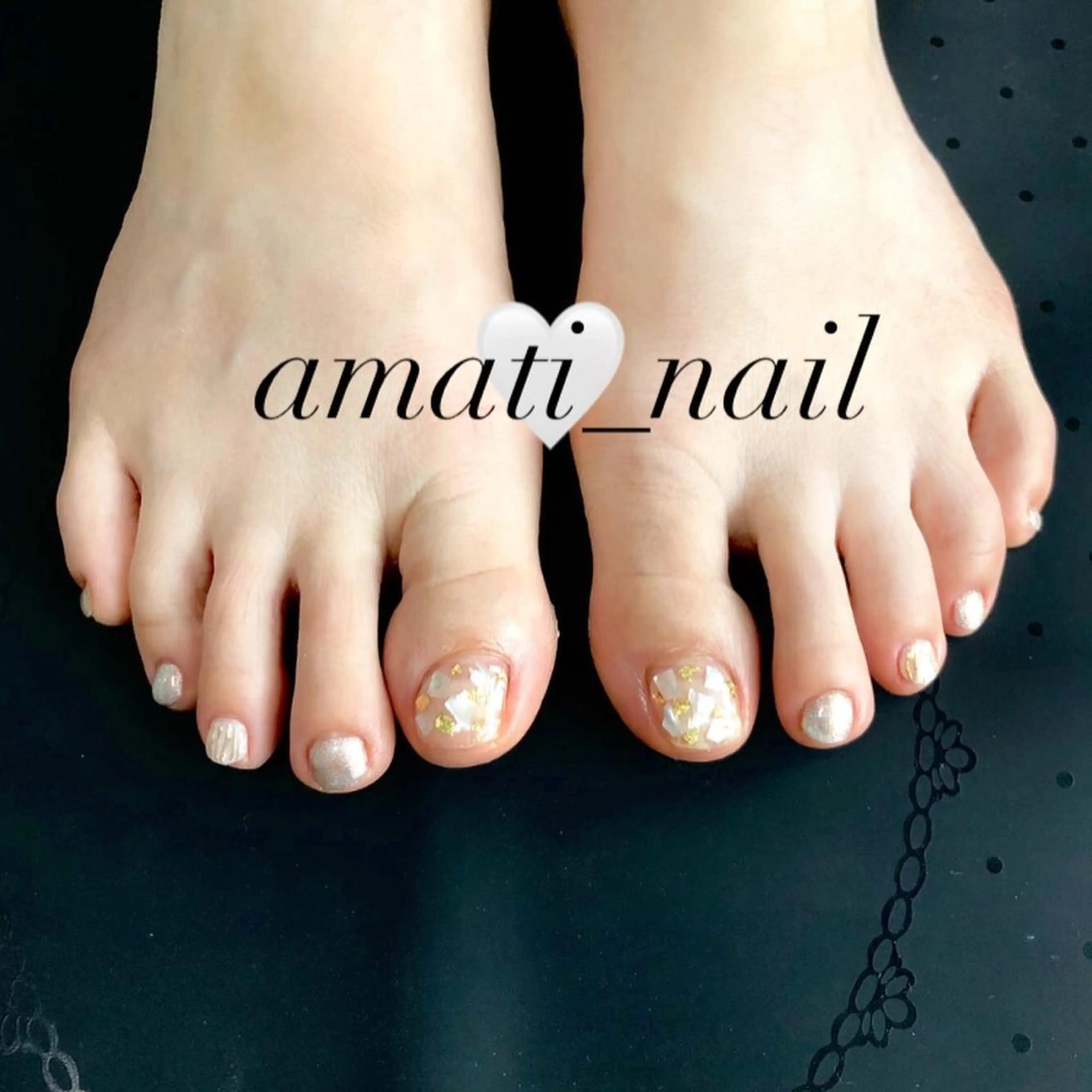 ネイル ジェルネイル ゴージャス マグネットネイル amati_nail TAKAKOのネイルデザイン