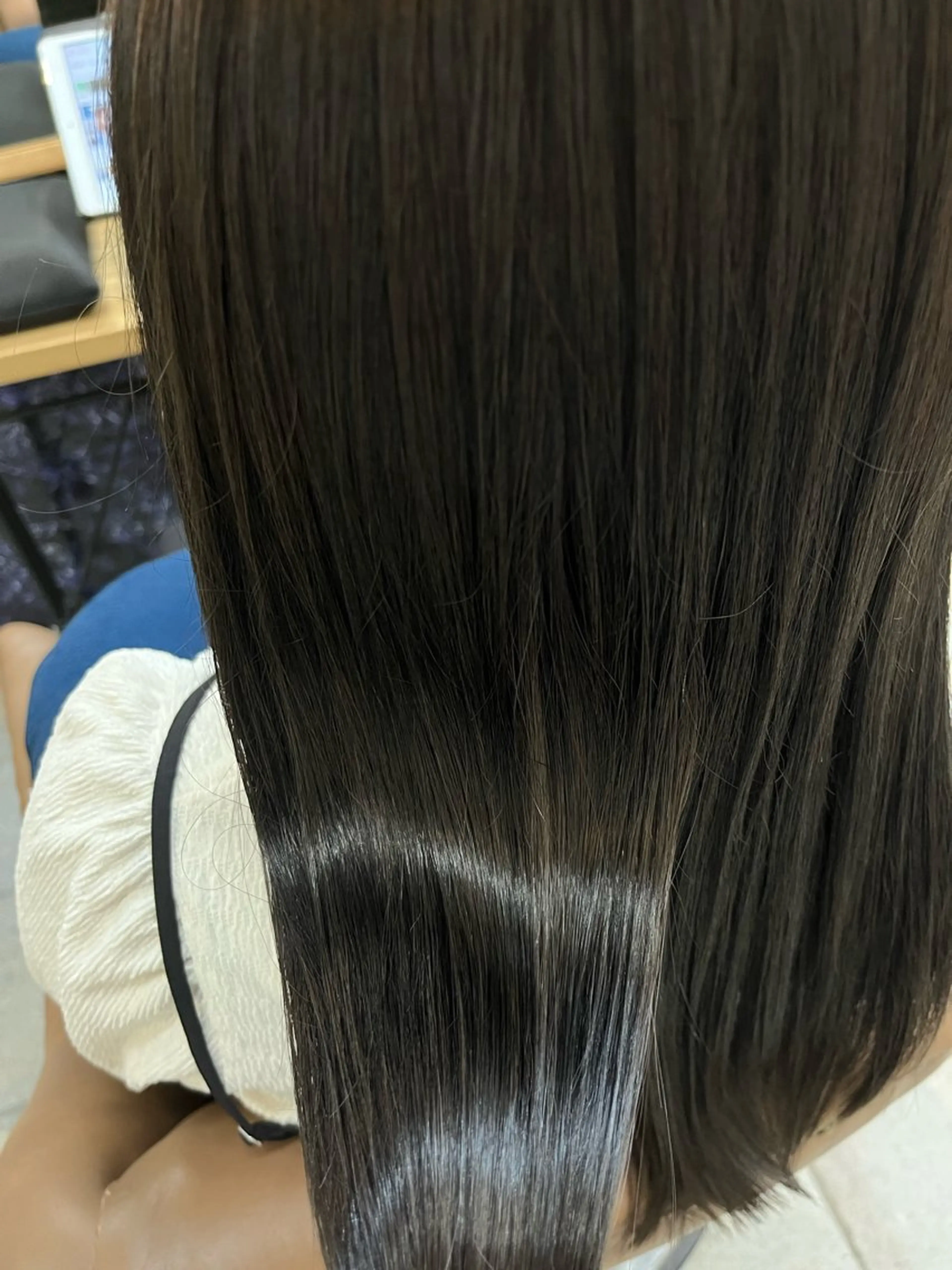 ロング カラー ヘアカラー トリートメント ヘッドスパ カラー/アイリスト 麻優のヘアスタイル