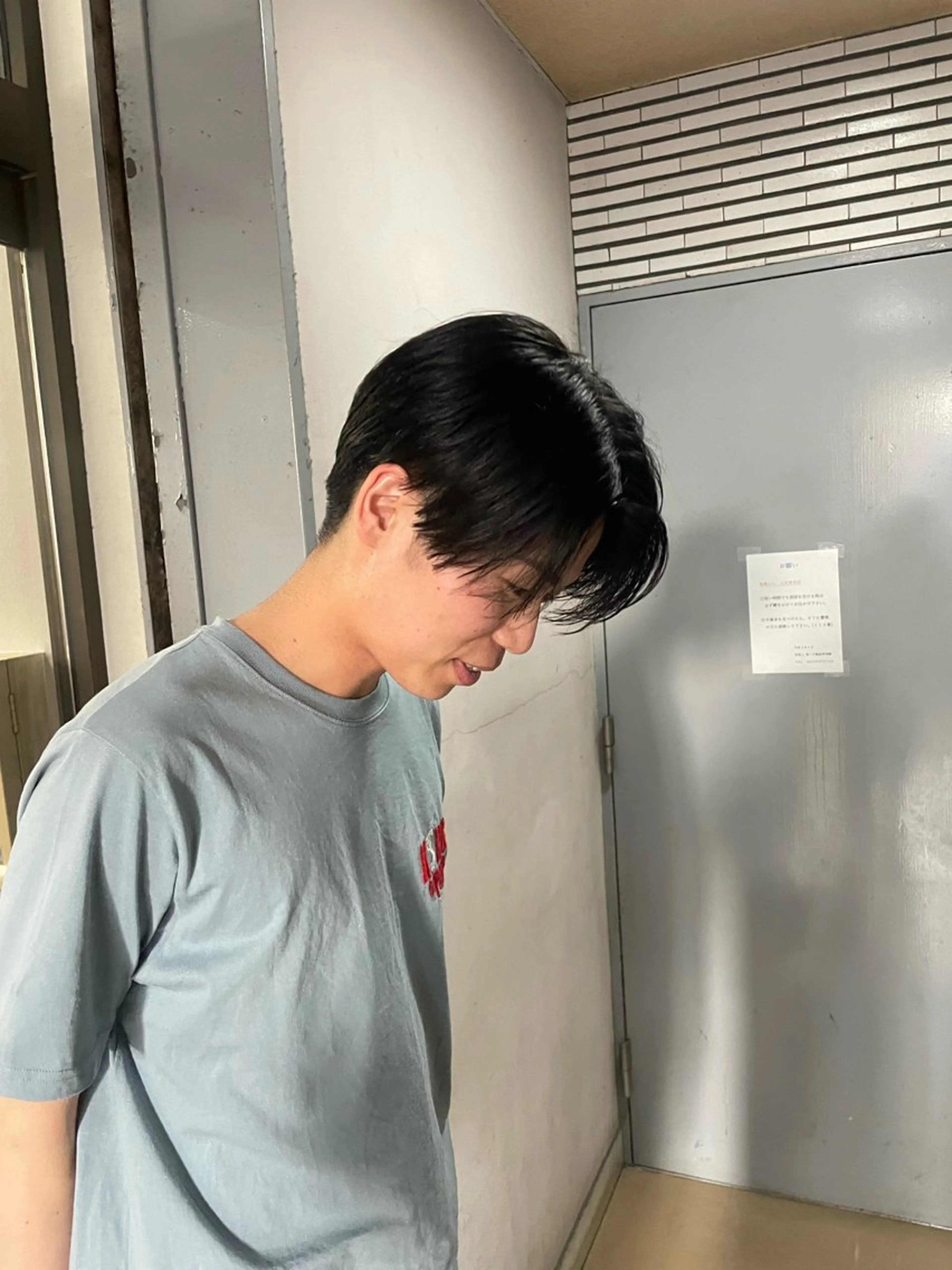 カラー メンズ RIN／韓国ヘア レイヤーカットのヘアスタイル