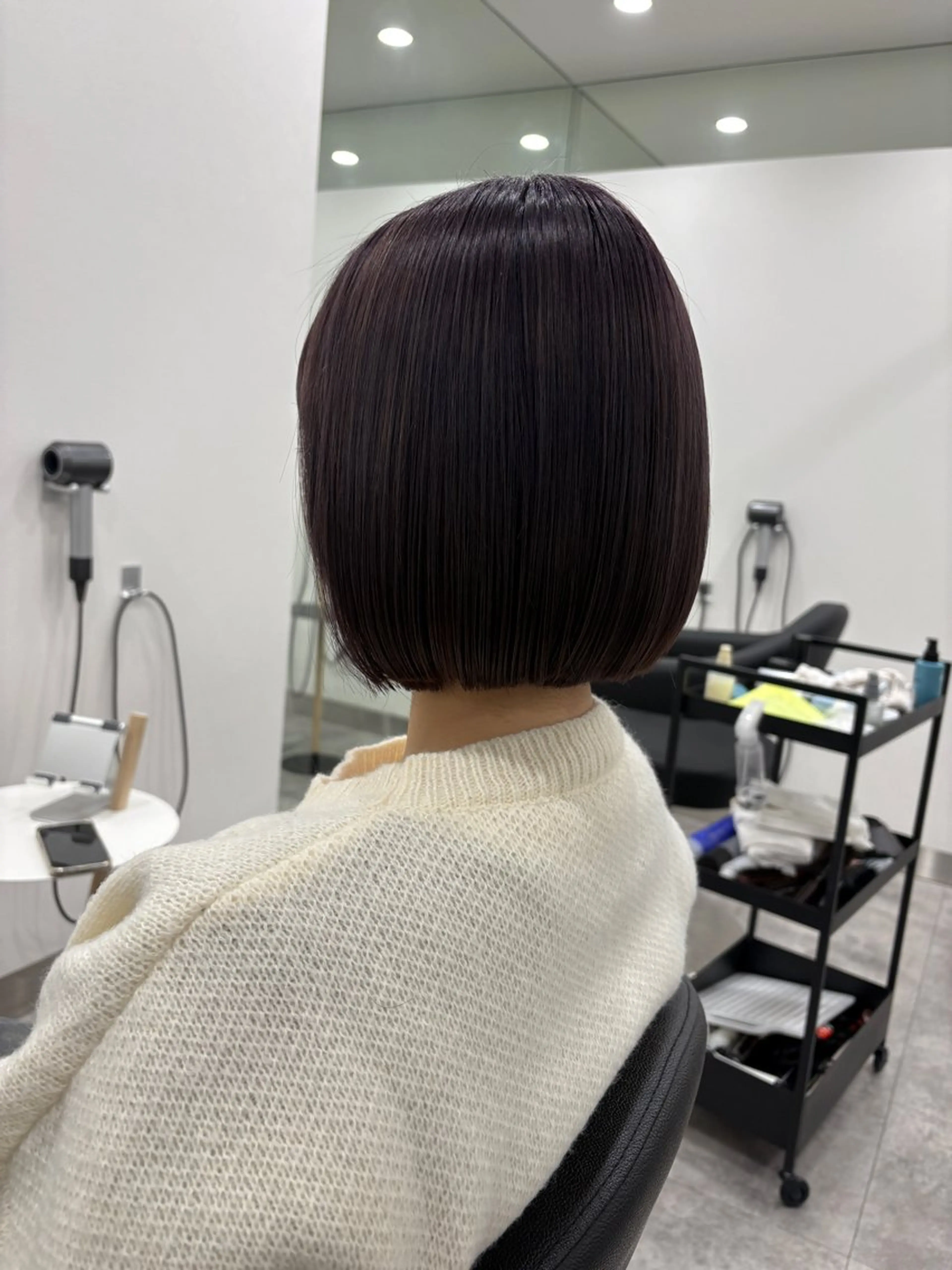 ショート カラー ヘアアレンジ ブリーチ ケアブリーチ ボブ 韓国風ヘア レイヤーカット ヘアカラー トリートメント 💝似合わせカット& カラーＵｒｕｎａ💝のヘアスタイル