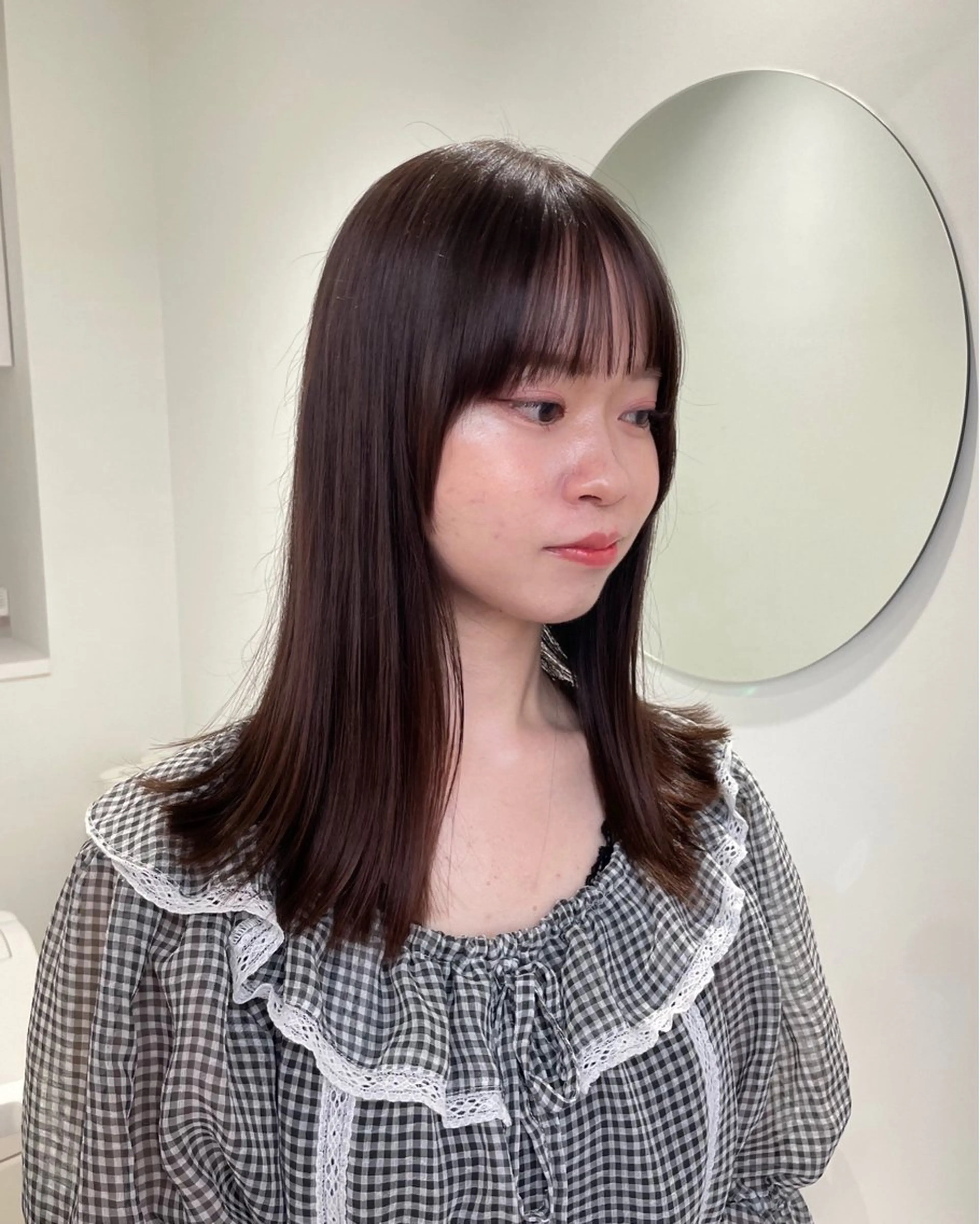 カラー 透明感カラー ヘアカラー カミヤマ サヤカのヘアスタイル