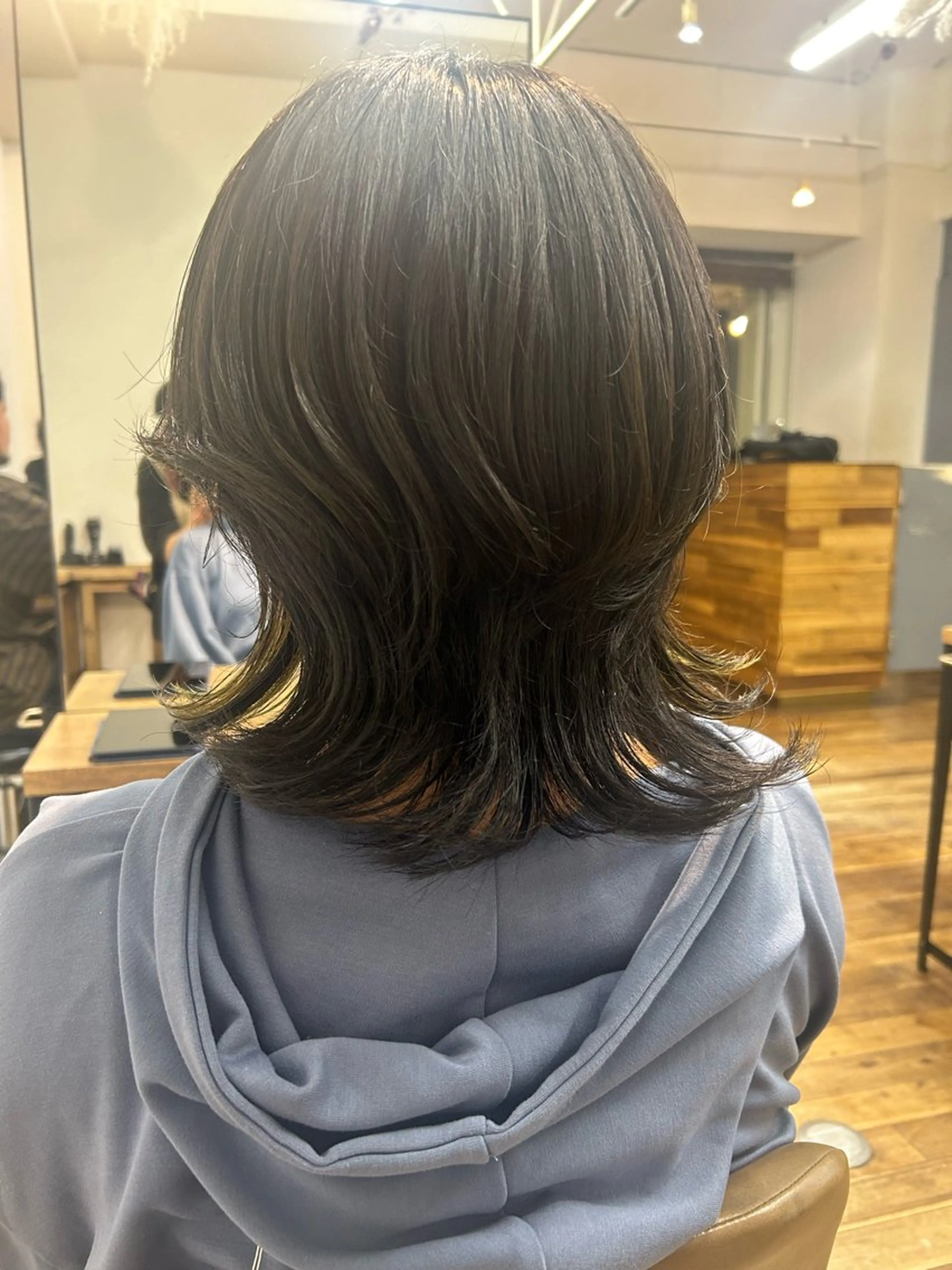 ショート カラー 谷岡 聖花 /切りっぱなしボブのヘアスタイル