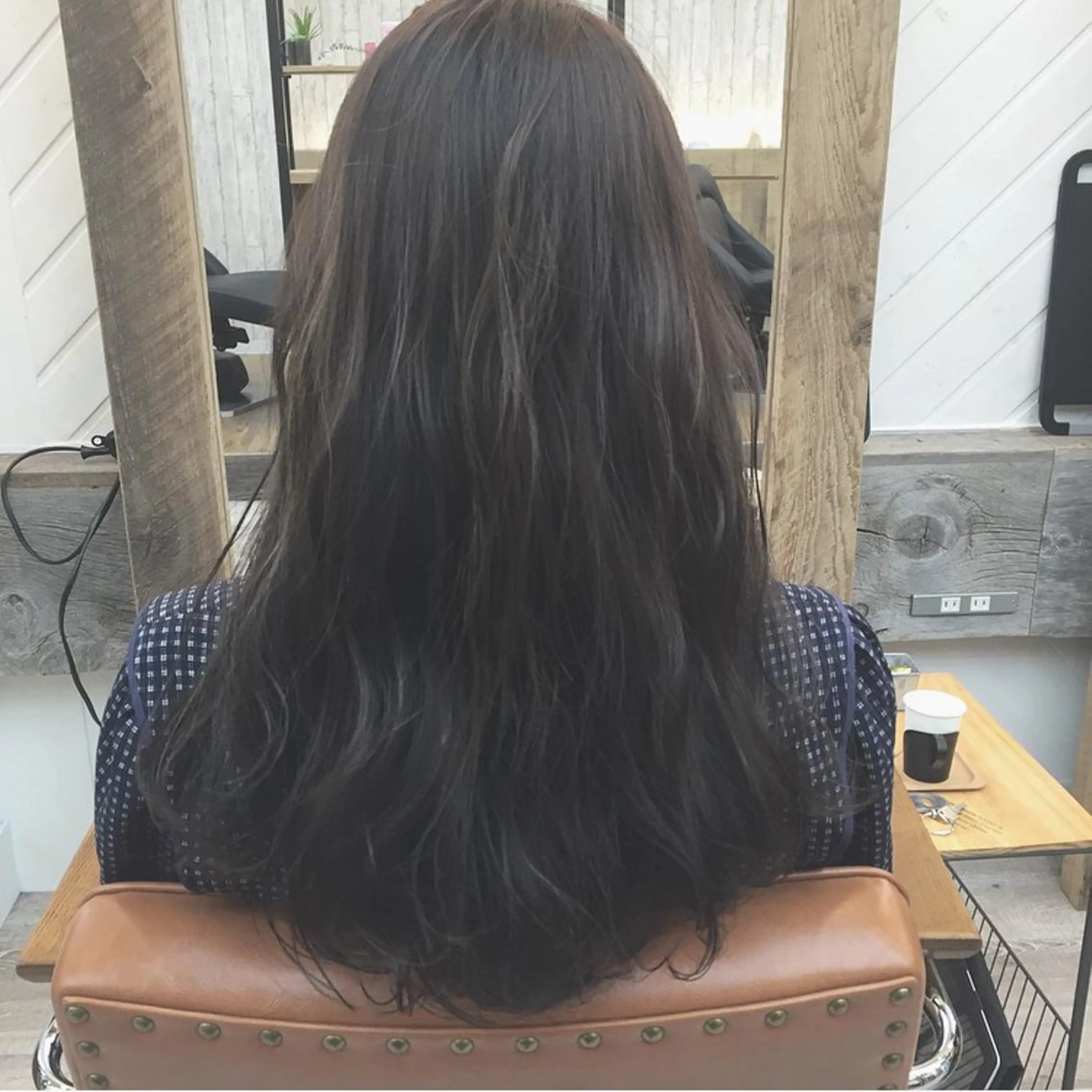 ロング カラー 前髪顔周り✂️店長 ❤️アマミヤ❤️のヘアスタイル