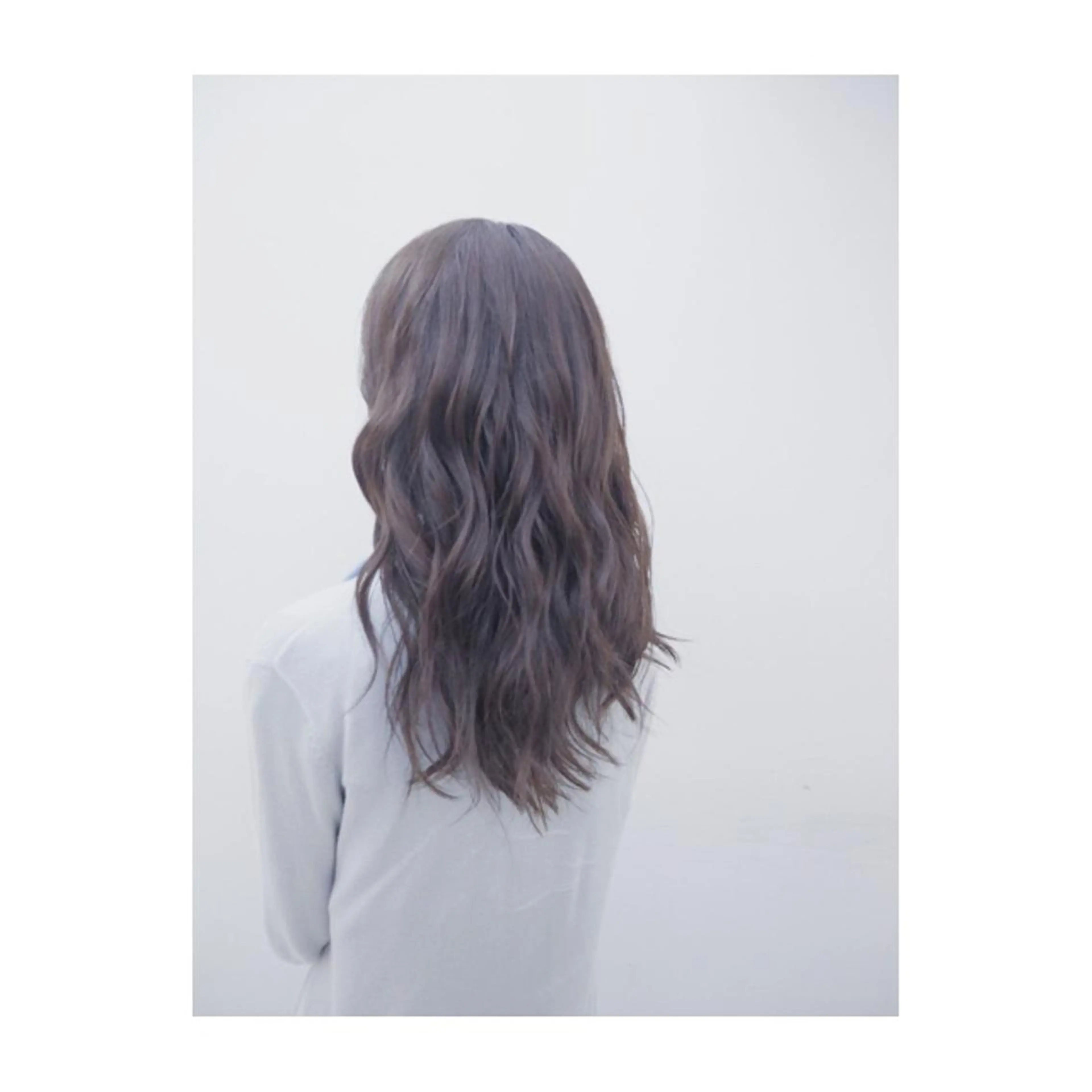 セミロング カラー 永岡 鉄平のヘアスタイル