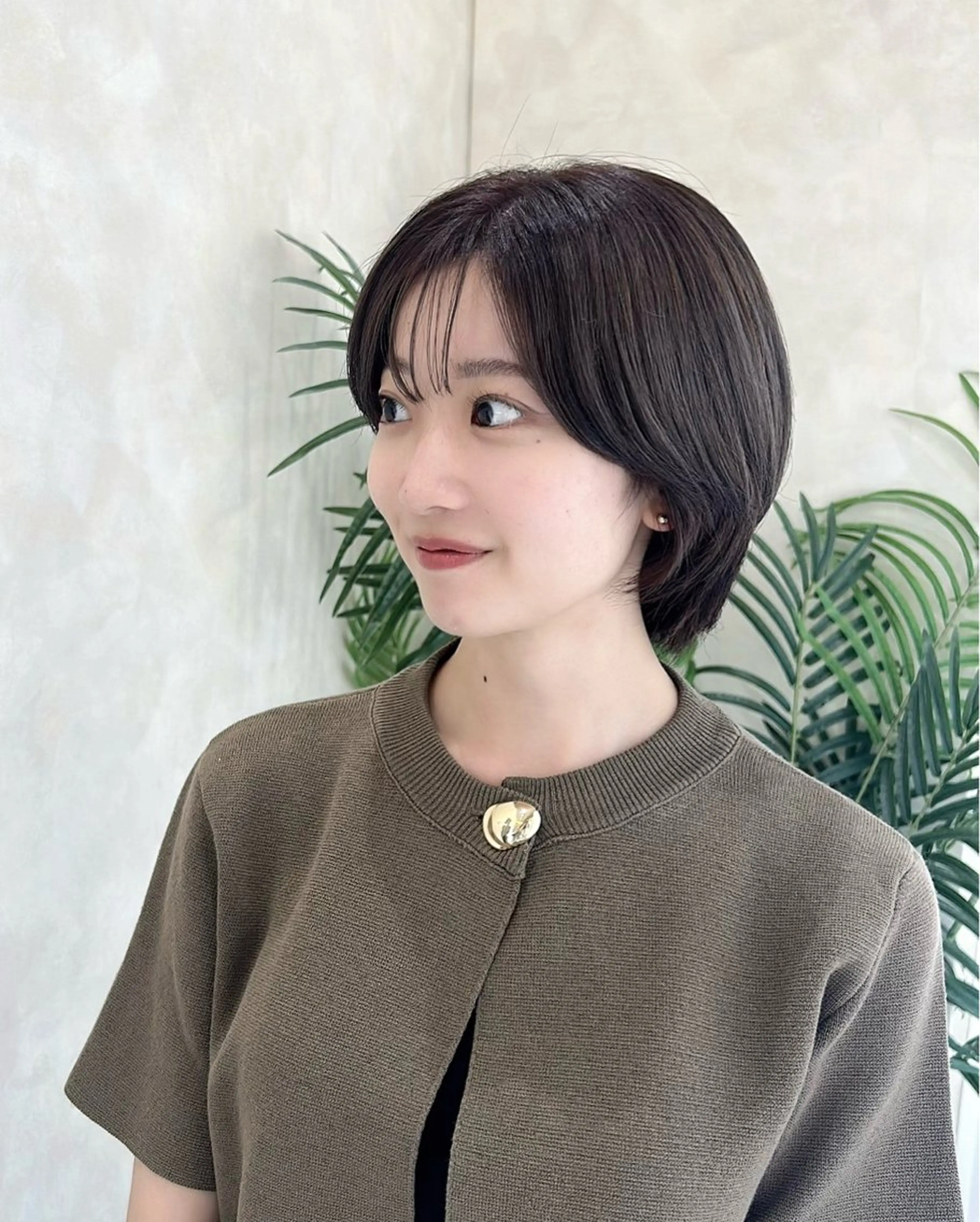 ショート カラー ブラウンカラー ヘアカラー zina ୨୧˖* moeのヘアスタイル