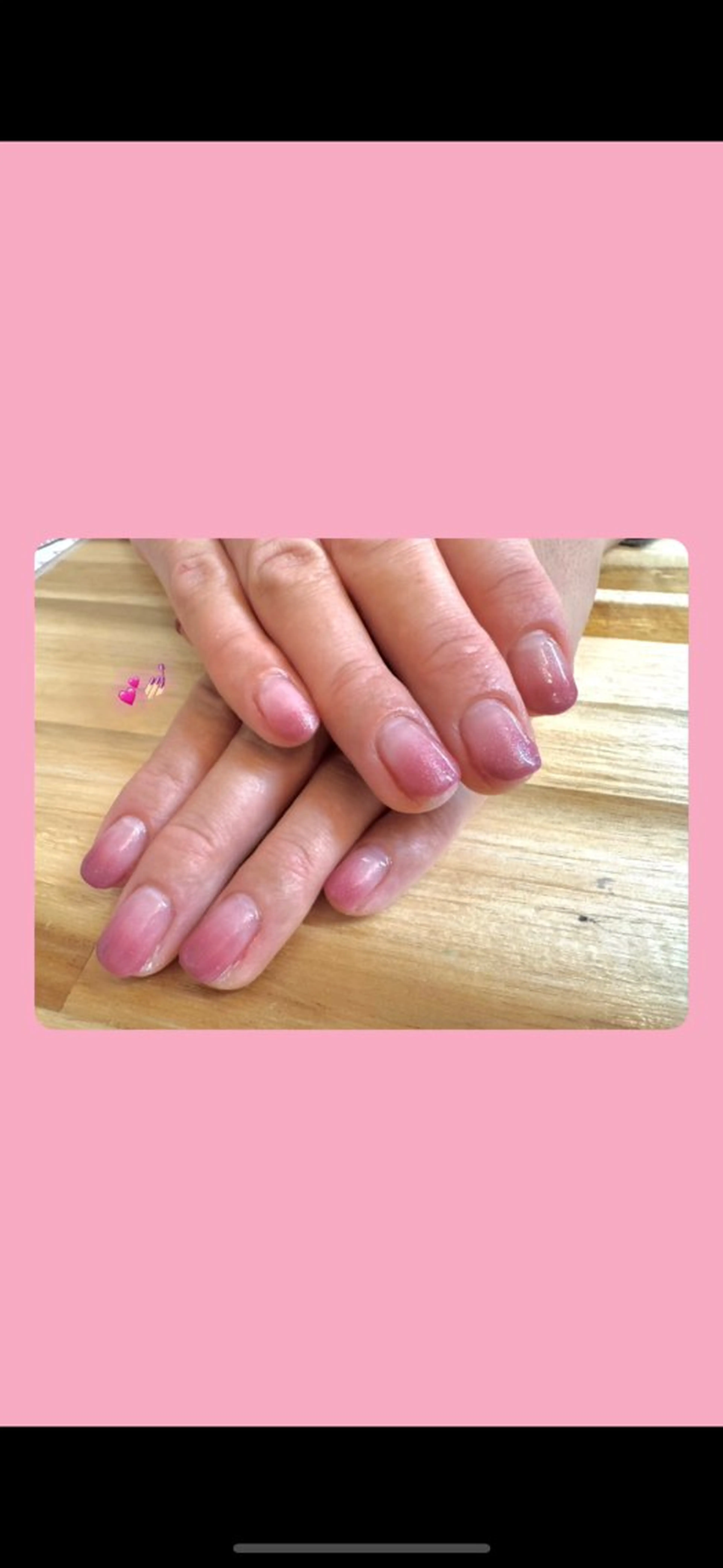 ネイル グラデーション ラメ(グリッター) ピンク SUZUKI YUMERUのネイルデザイン