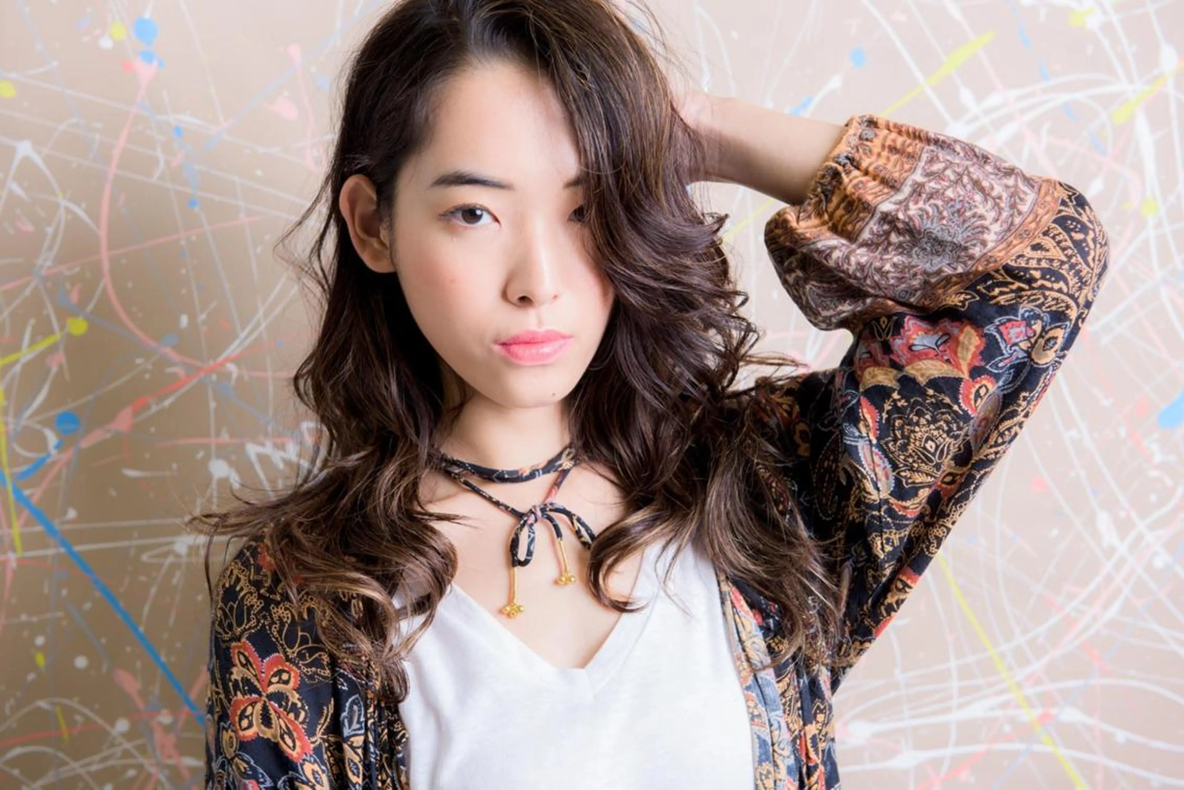 ミディアム 小林 永佳のヘアスタイル