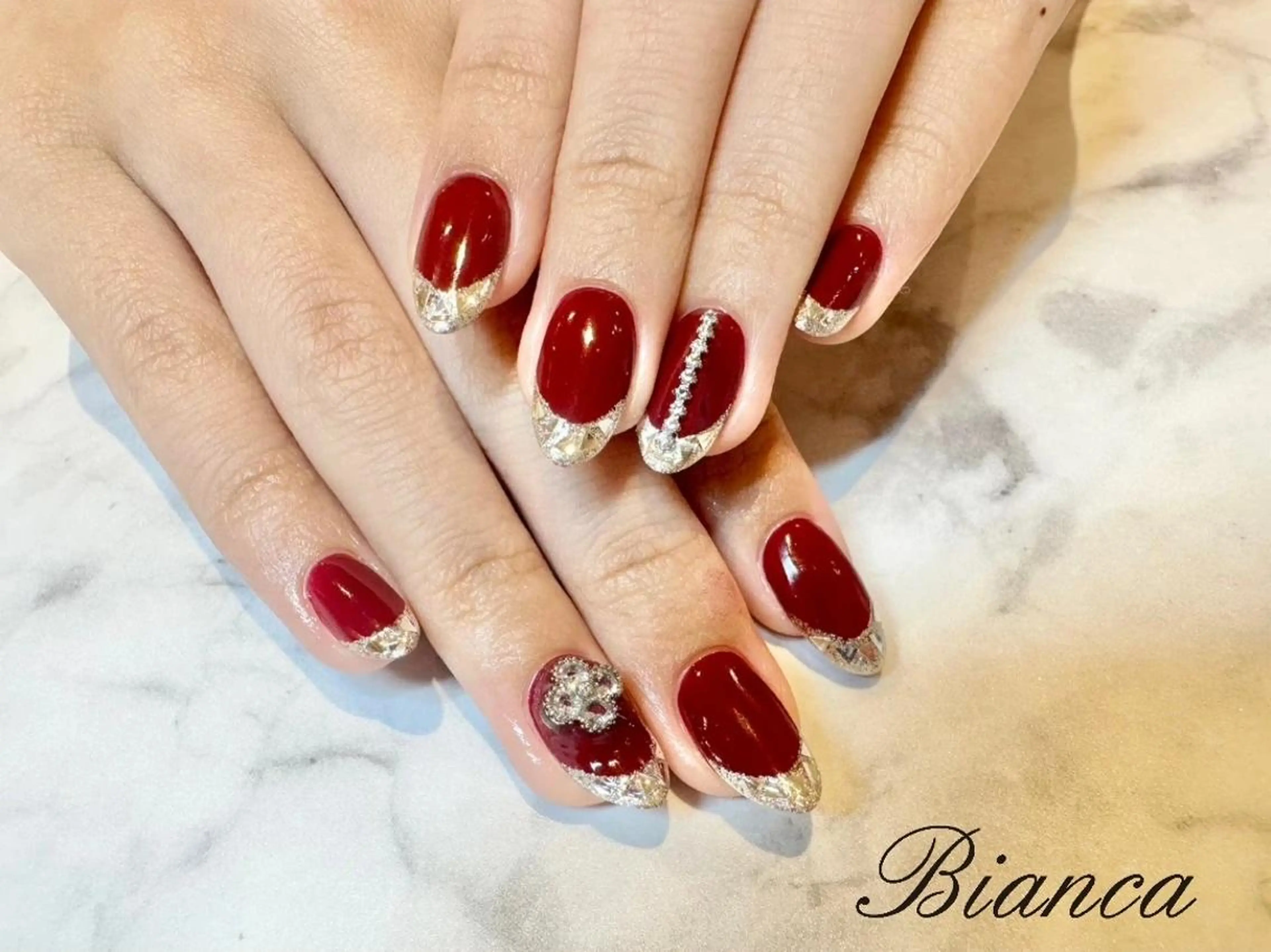 ネイル ハンドネイル Bianca栄店 小林のネイルデザイン