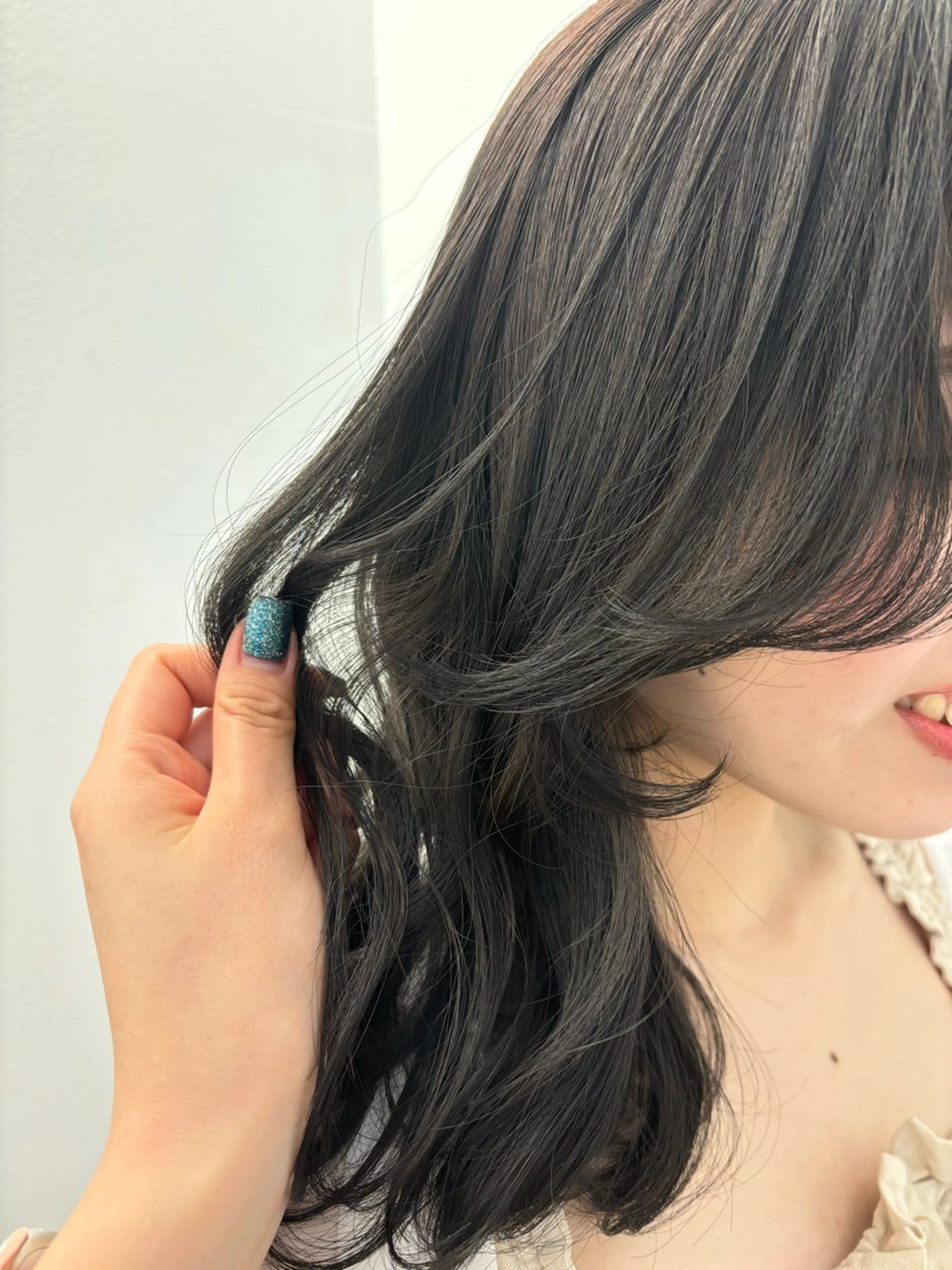 ミディアム カット ヘアカラー トリートメント 透明感カラー🎀 tasty／makoのヘアスタイル