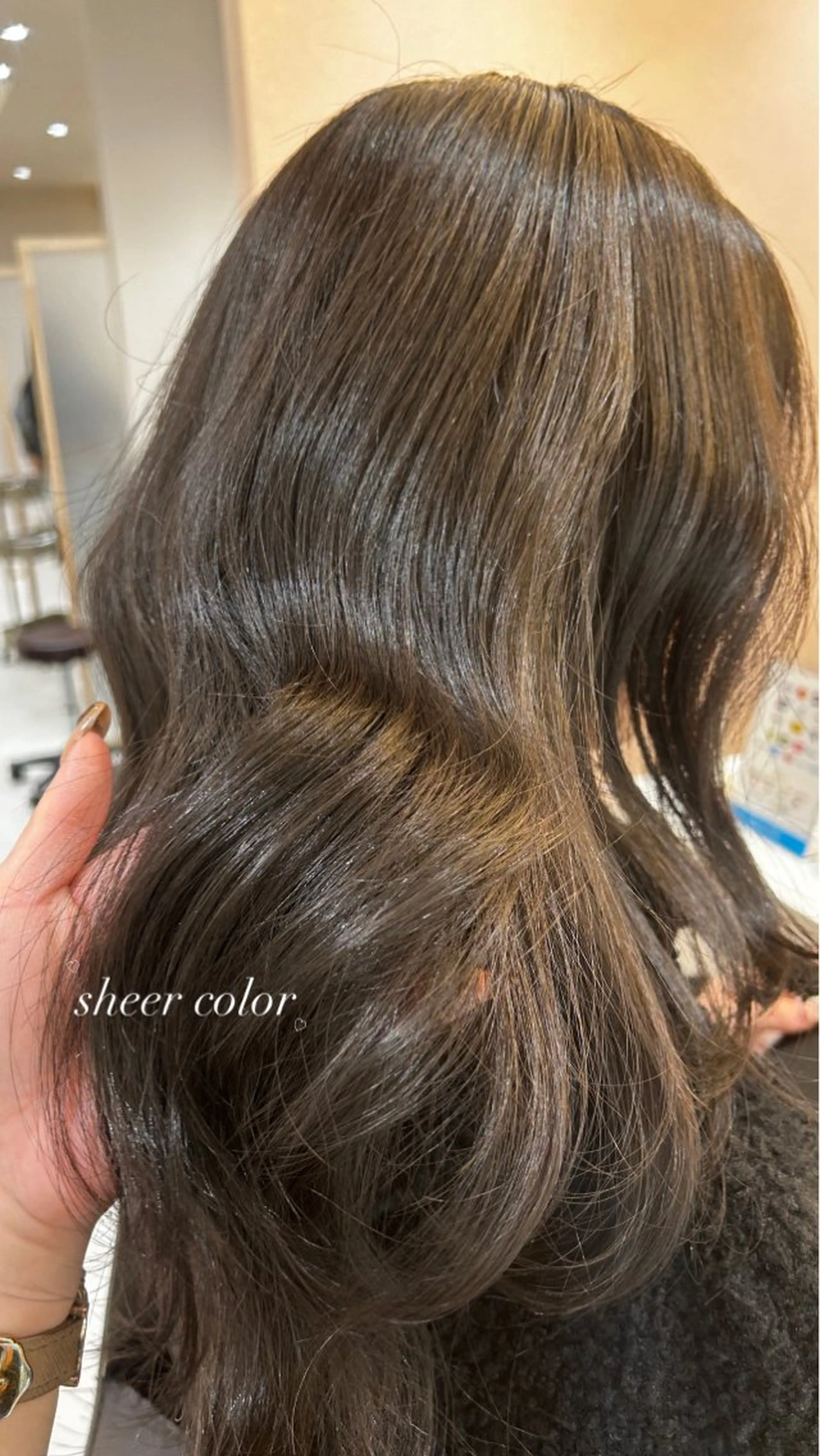 ロング カラー ヘアカラー トリートメント 🫧ツヤ髪＊赤味消し nanami🫧のヘアスタイル