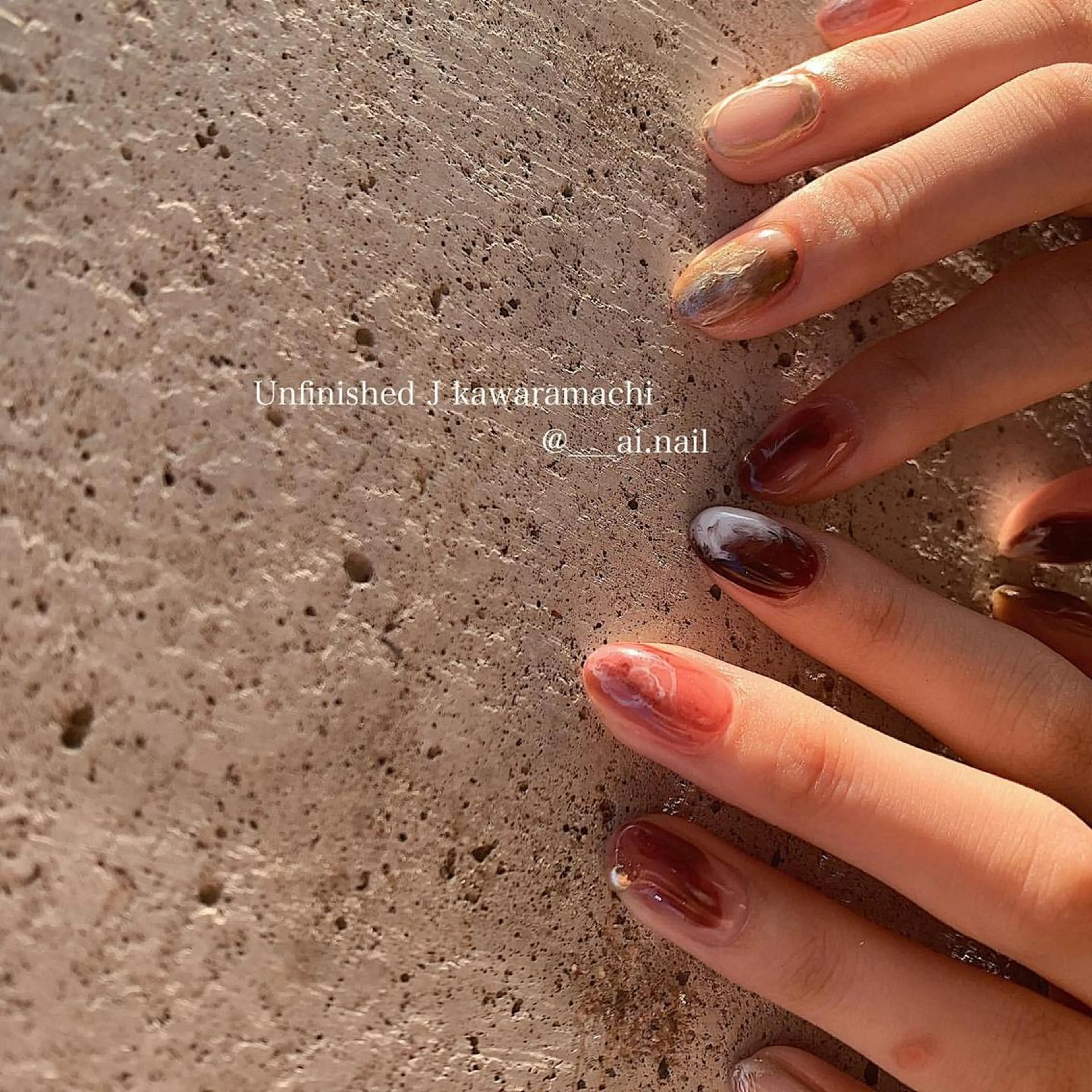 ネイル ハンドネイル 🍃伏見 / soL nail / aiのネイルデザイン