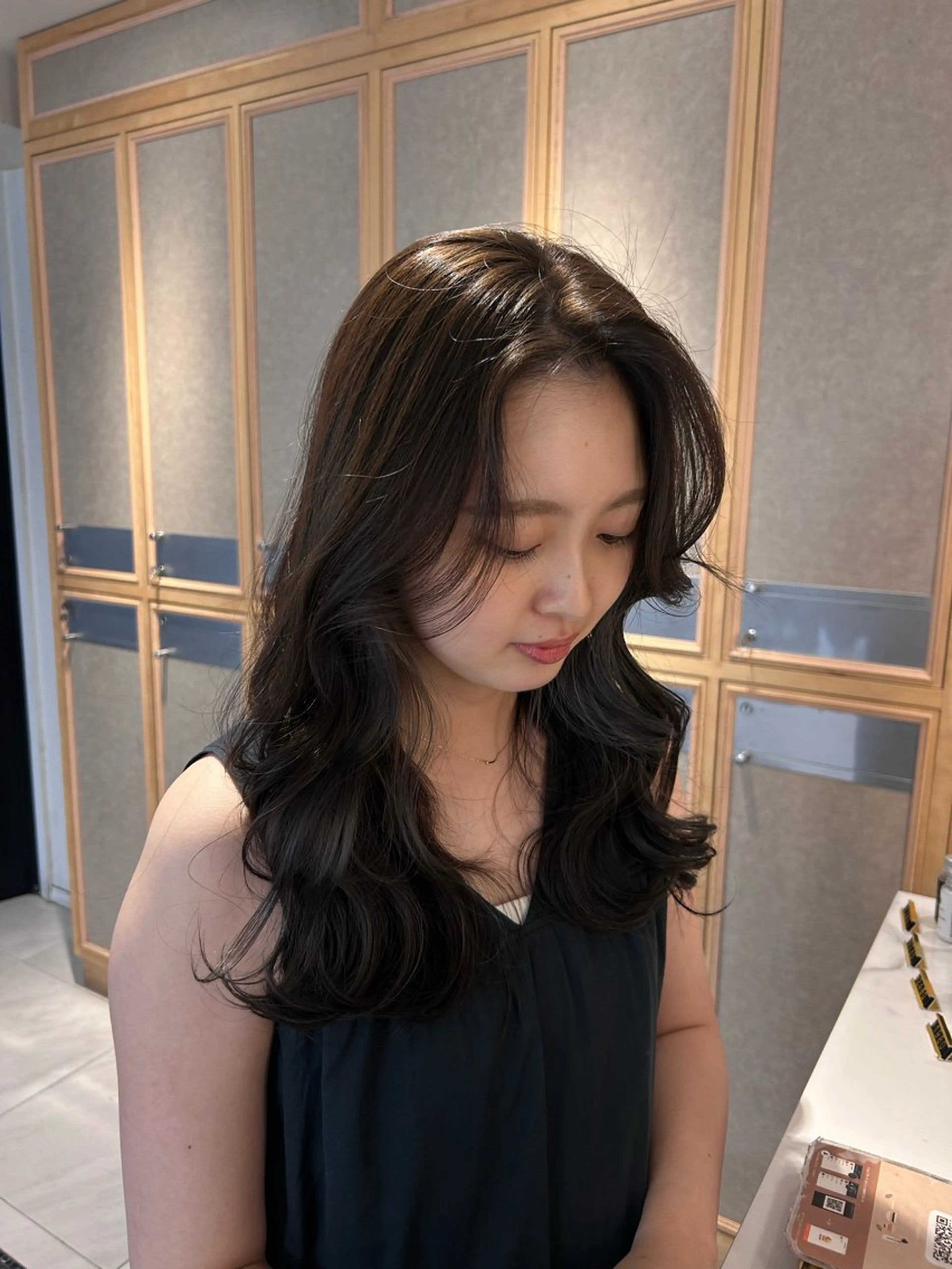カラー グレージュ ヘアカラー トリートメント ヘッドスパ ヘアセット 寒色/ハイトーン🪽 レイヤー/mikoのヘアスタイル