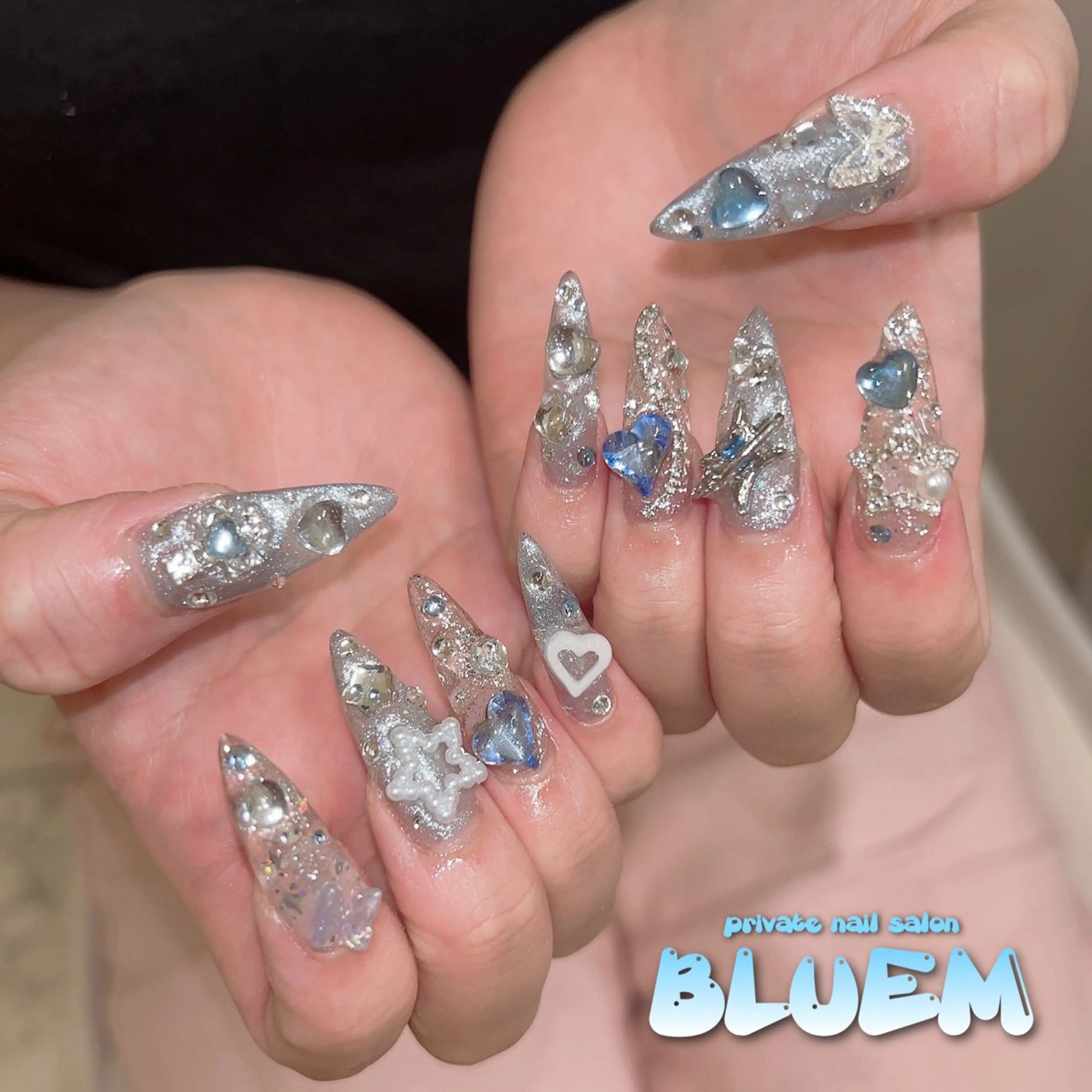 ネイル ハンドネイル BLUEM なな🐶のネイルデザイン