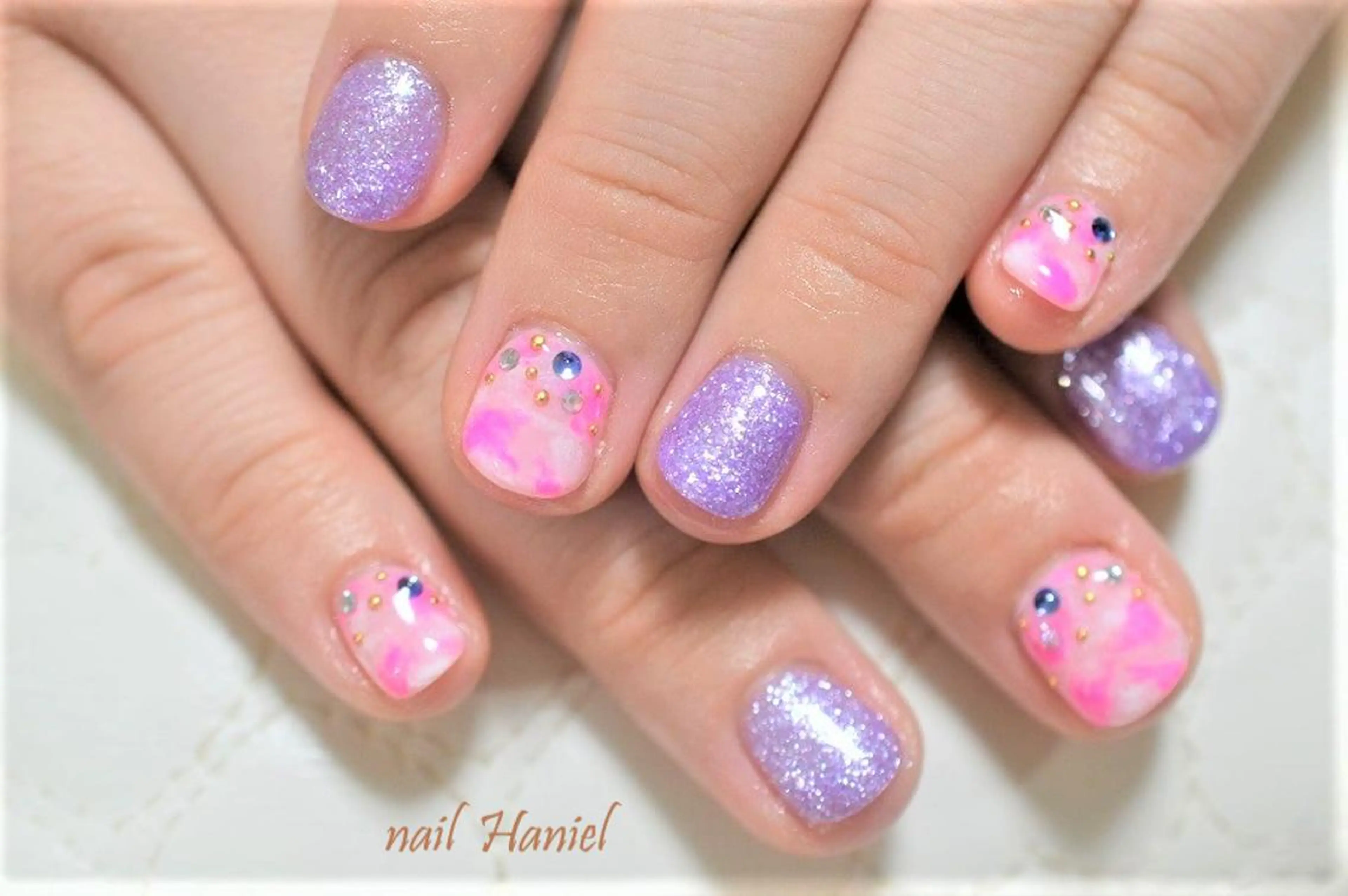 ネイル フットネイル ジェルネイル nail Haniel所属・半蔵門サロンハニエル 魅神 ちよのネイルデザイン