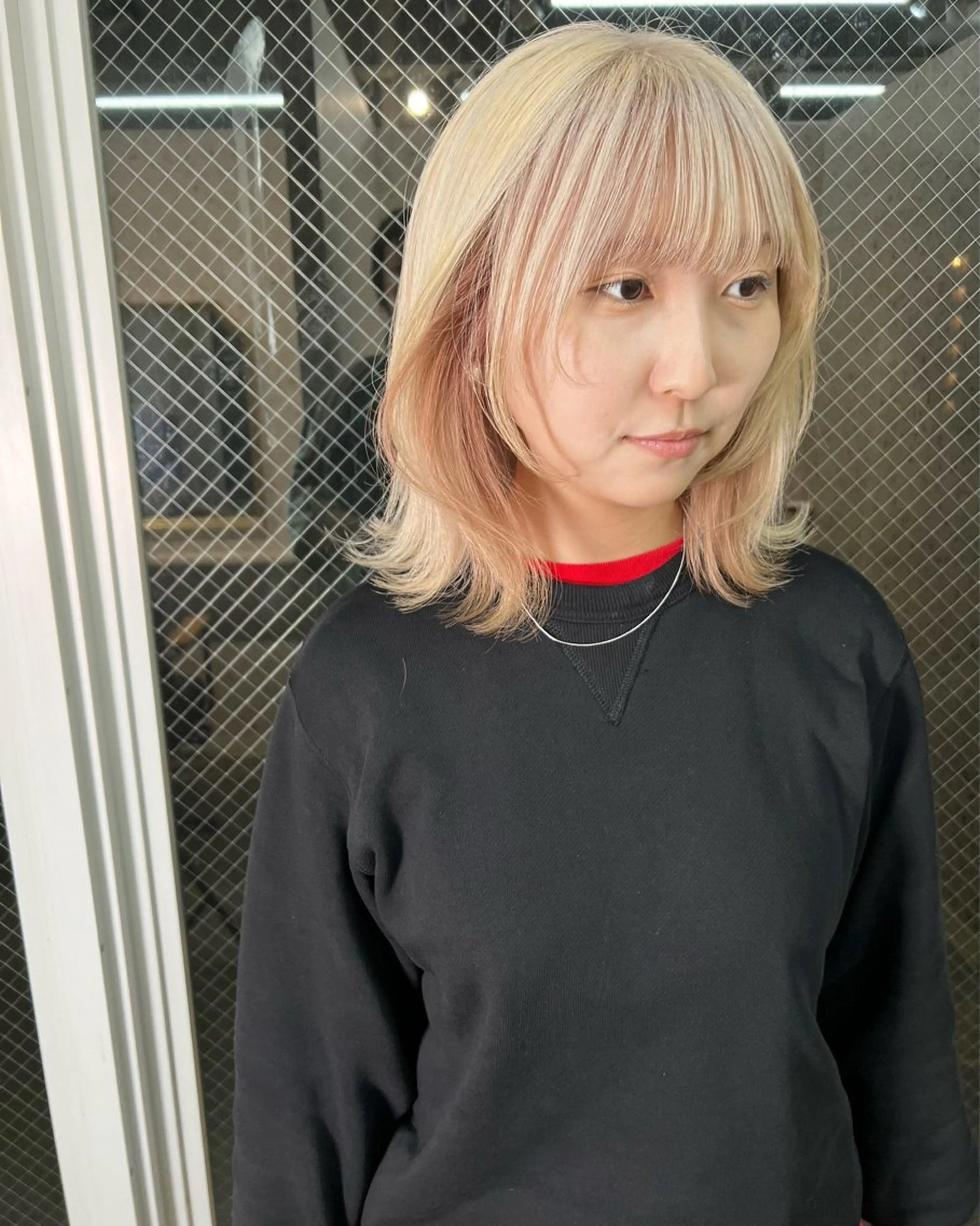 ショート カラー ヘアアレンジ ブリーチ ブロンド ブラウンカラー ケアブリーチ ダブルカラー ヘアカラー トリートメント lani 天神大名/ブリーチのヘアスタイル