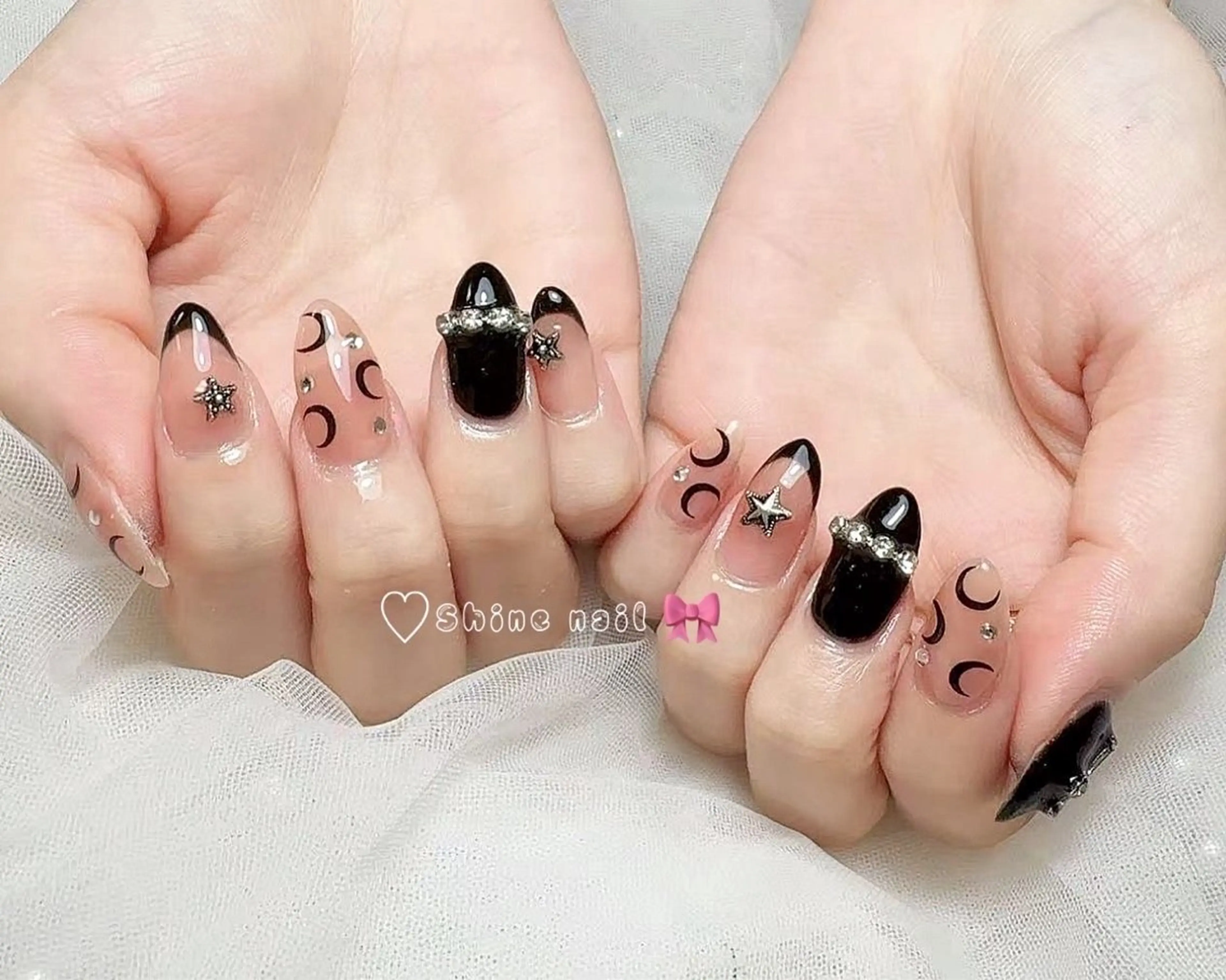 ネイル 〜Shine Nail〜【サイナネイル】パラジェル／ 長さだし／持ち込み／ワンホン／フィルイン所属・サイナ🎀 長さだし&デザインのネイルデザイン