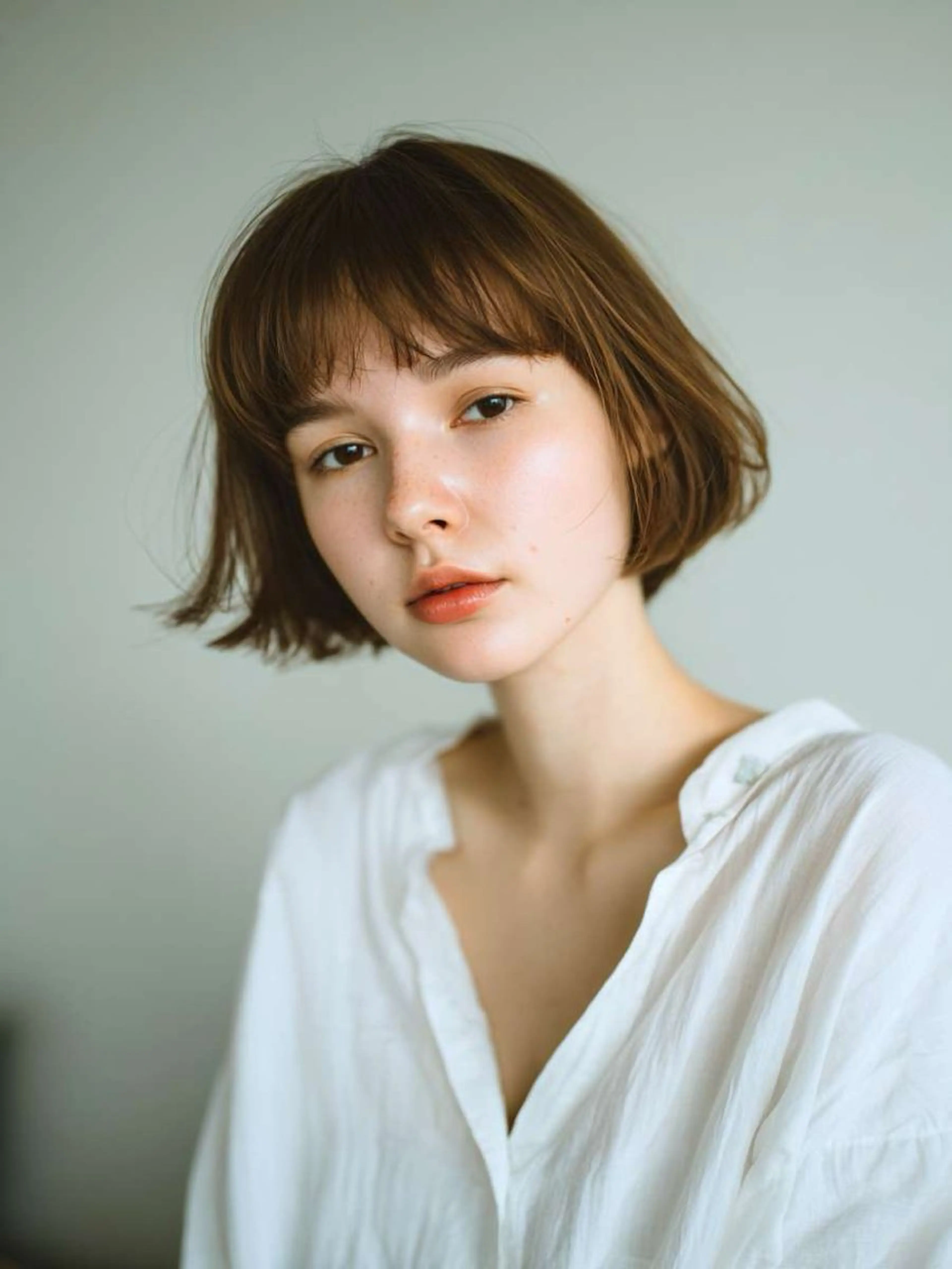 ショート ｵｶﾓﾄ ﾐｽﾞｷのヘアスタイル