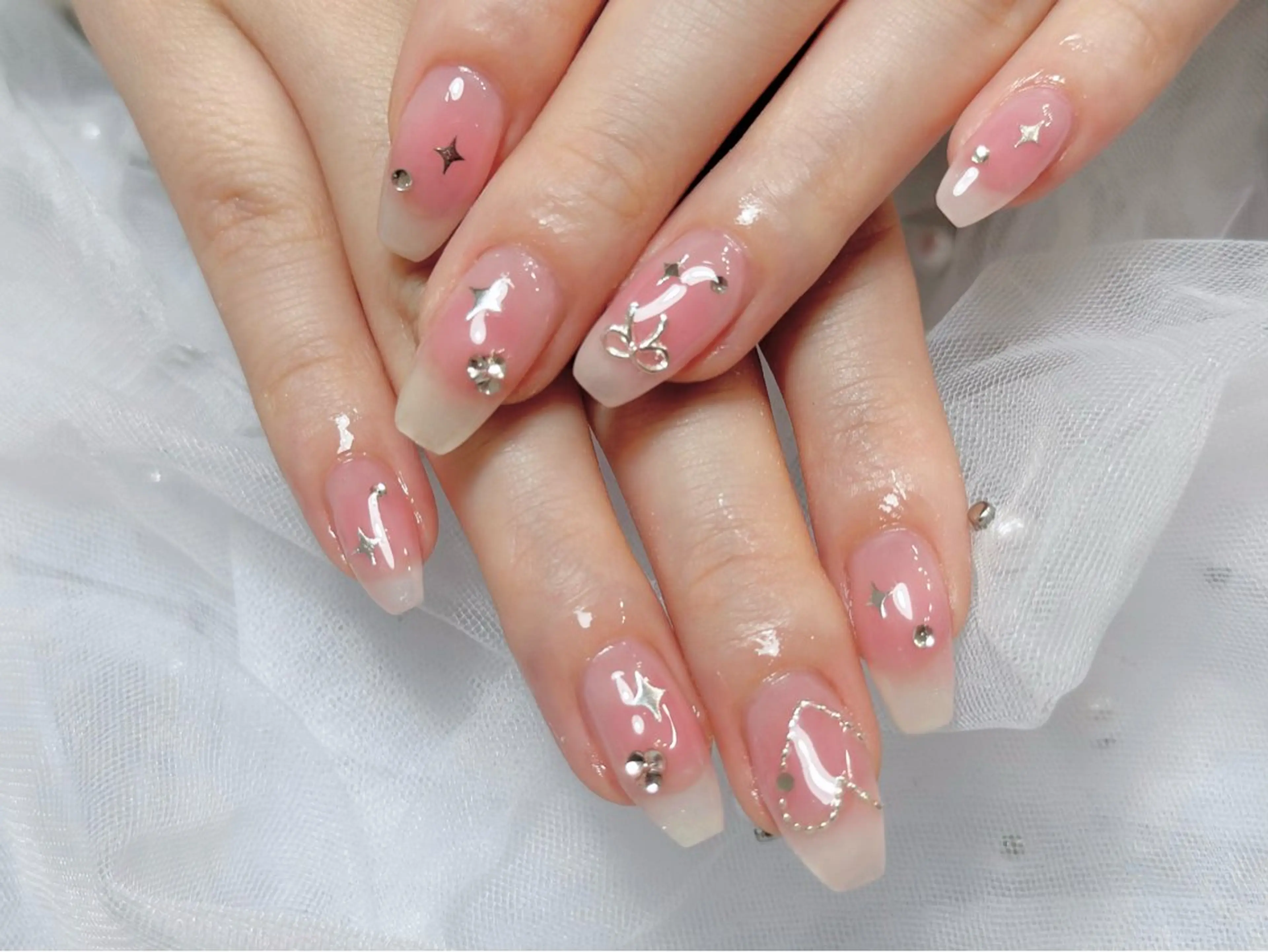 ネイル 持ち込み 【パラジェル・フィルイン】Nailsalon　Merci東中野所属・Merci shigaのネイルデザイン