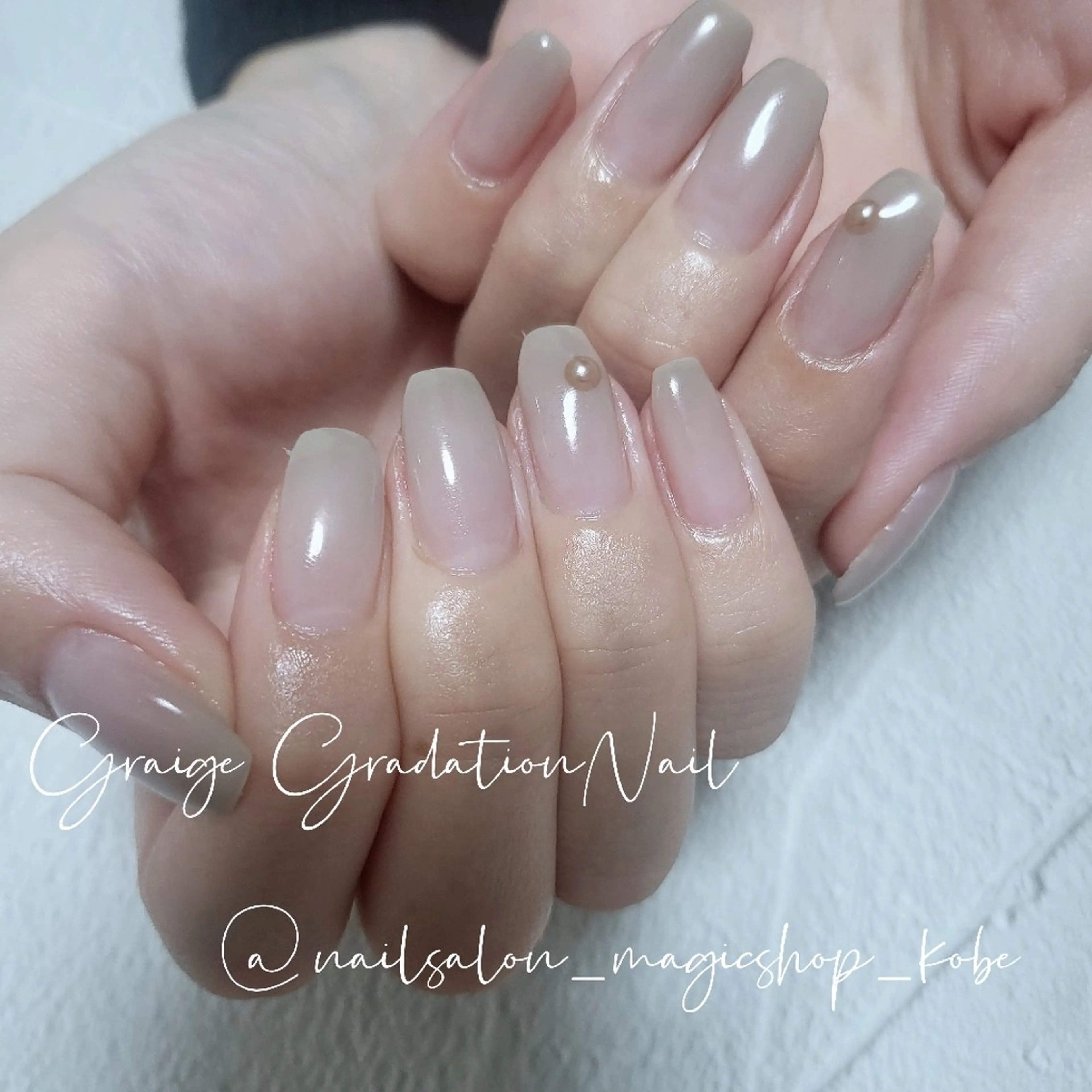 ネイル ジェルネイル グラデーション ソフトジェル ハンドネイル Nailsalon MagicShopのネイルデザイン