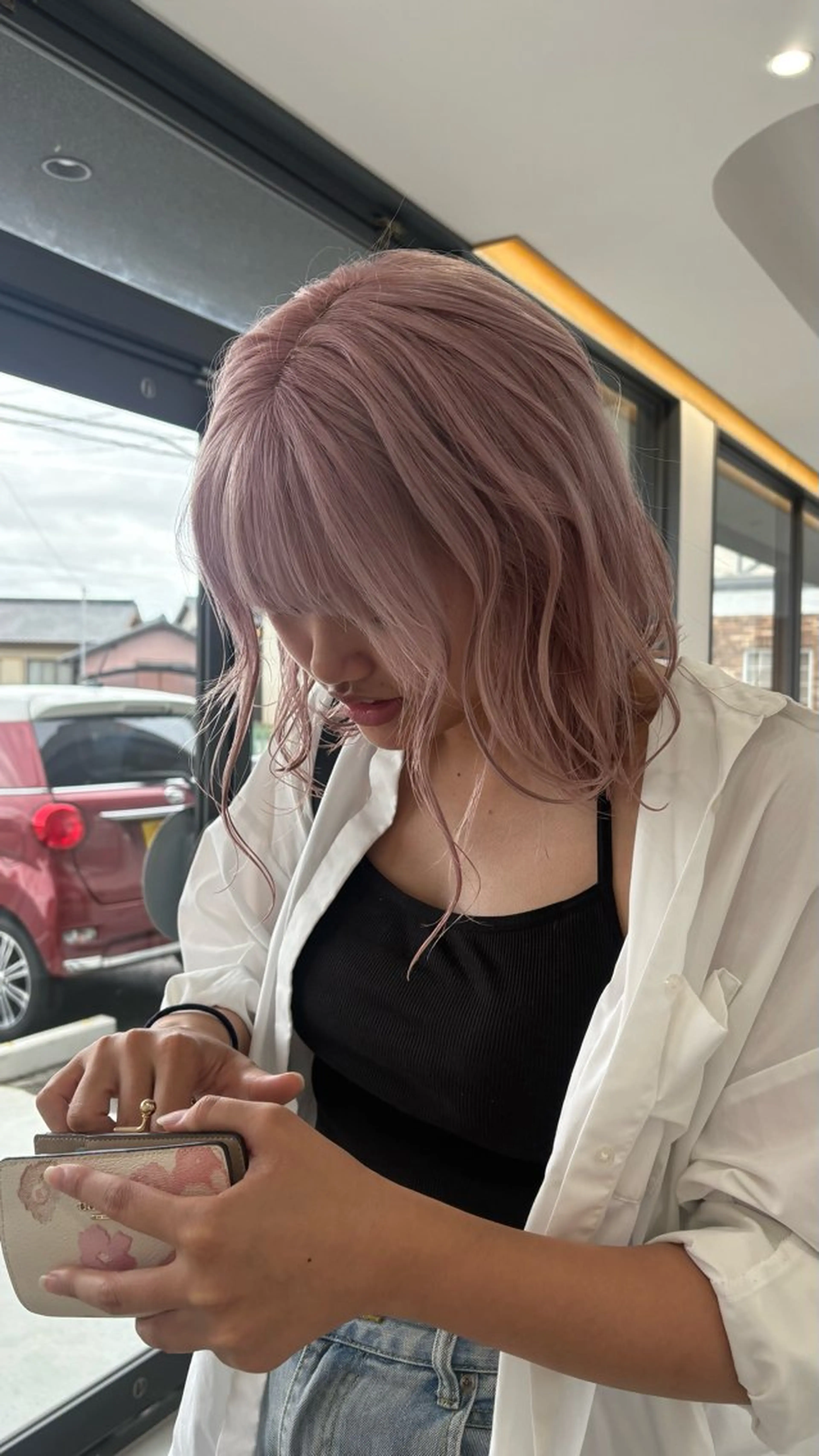 カラー 🪻韓国カット 🤍yuanのヘアスタイル