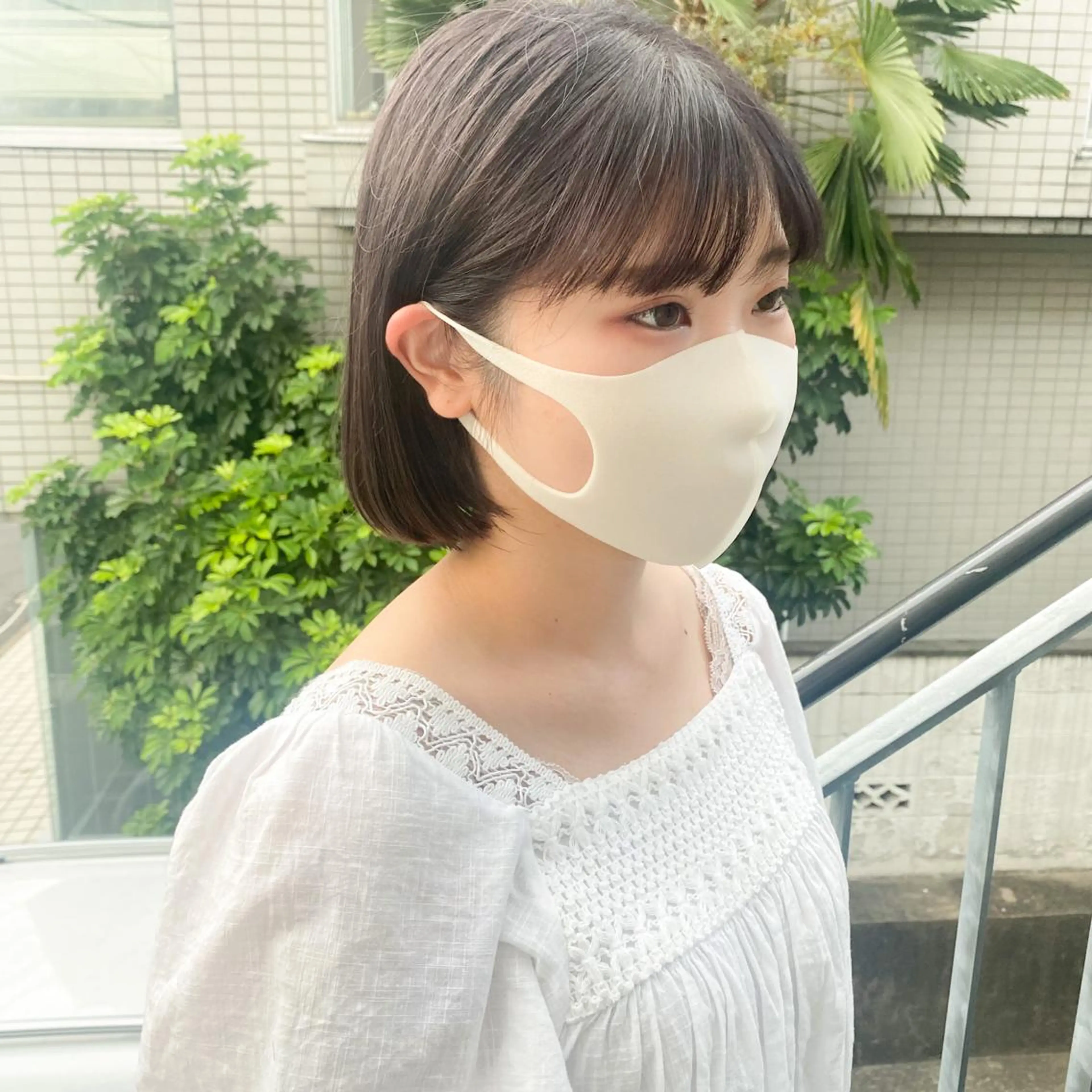ショート カラー 艶髪ブリーチ 永井竜也のヘアスタイル
