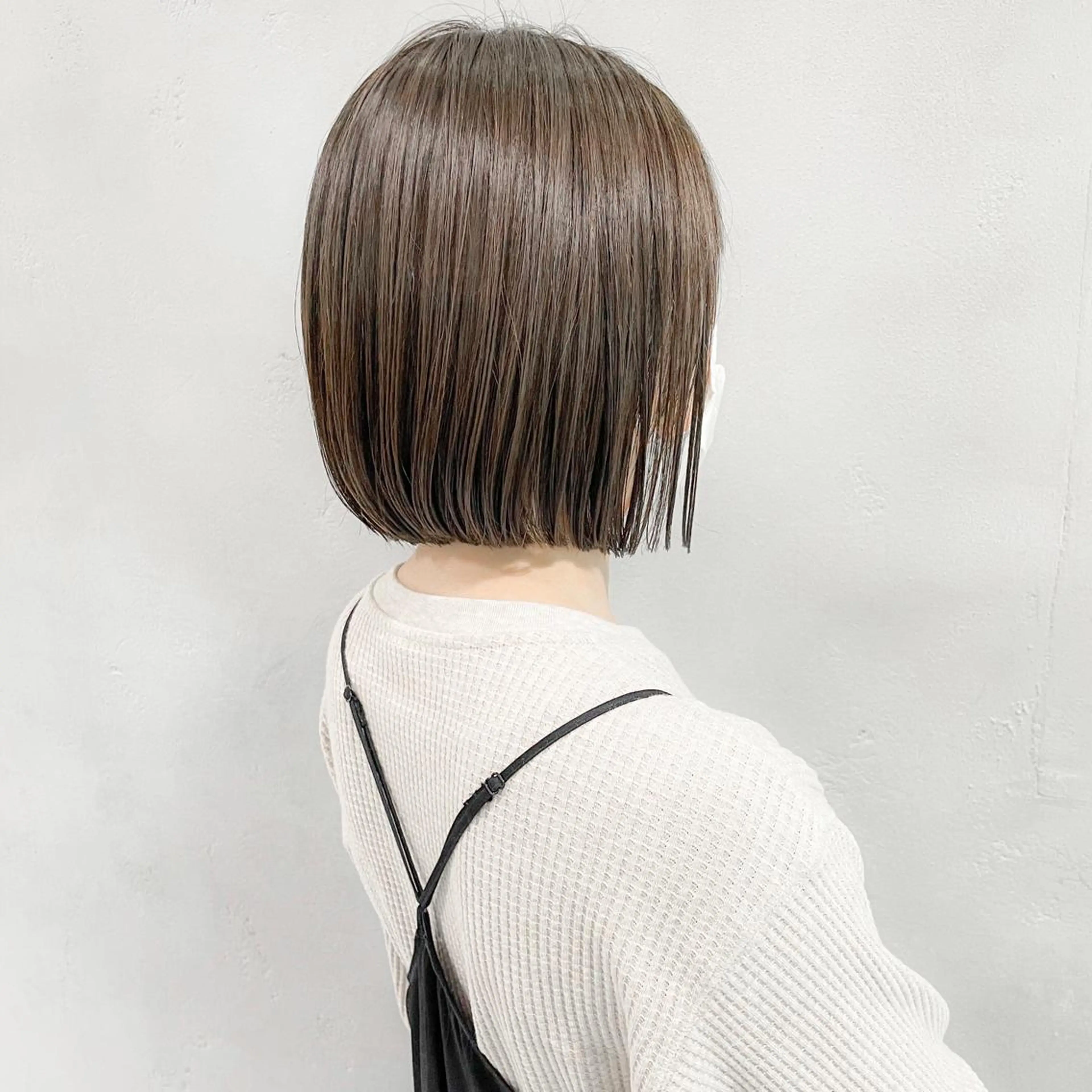 ミディアム カラー カット ヘアカラー トリートメント 阿田 悠士朗のヘアスタイル