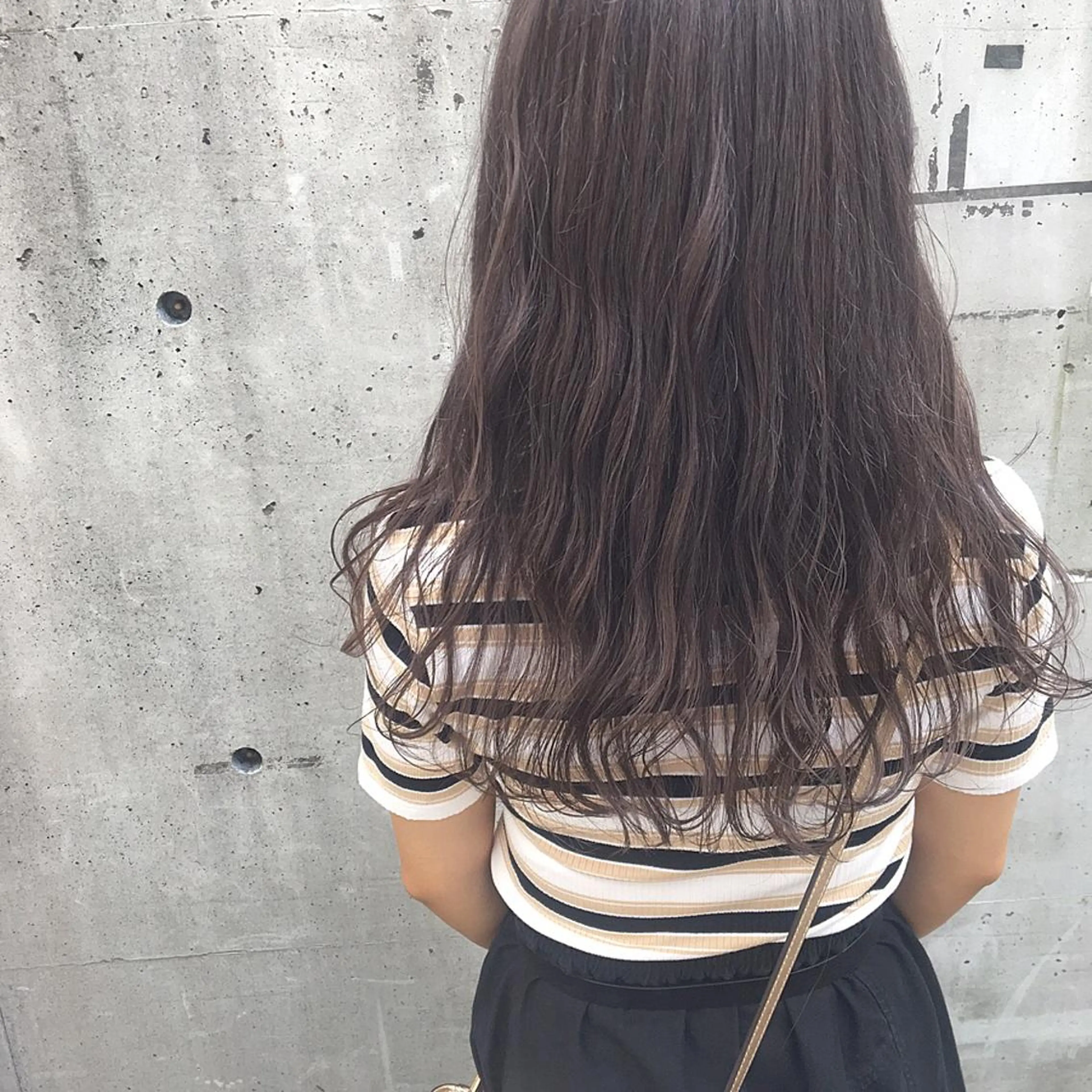 ロング カラー グレージュ ヘアカラー emme MIHO♡のヘアスタイル