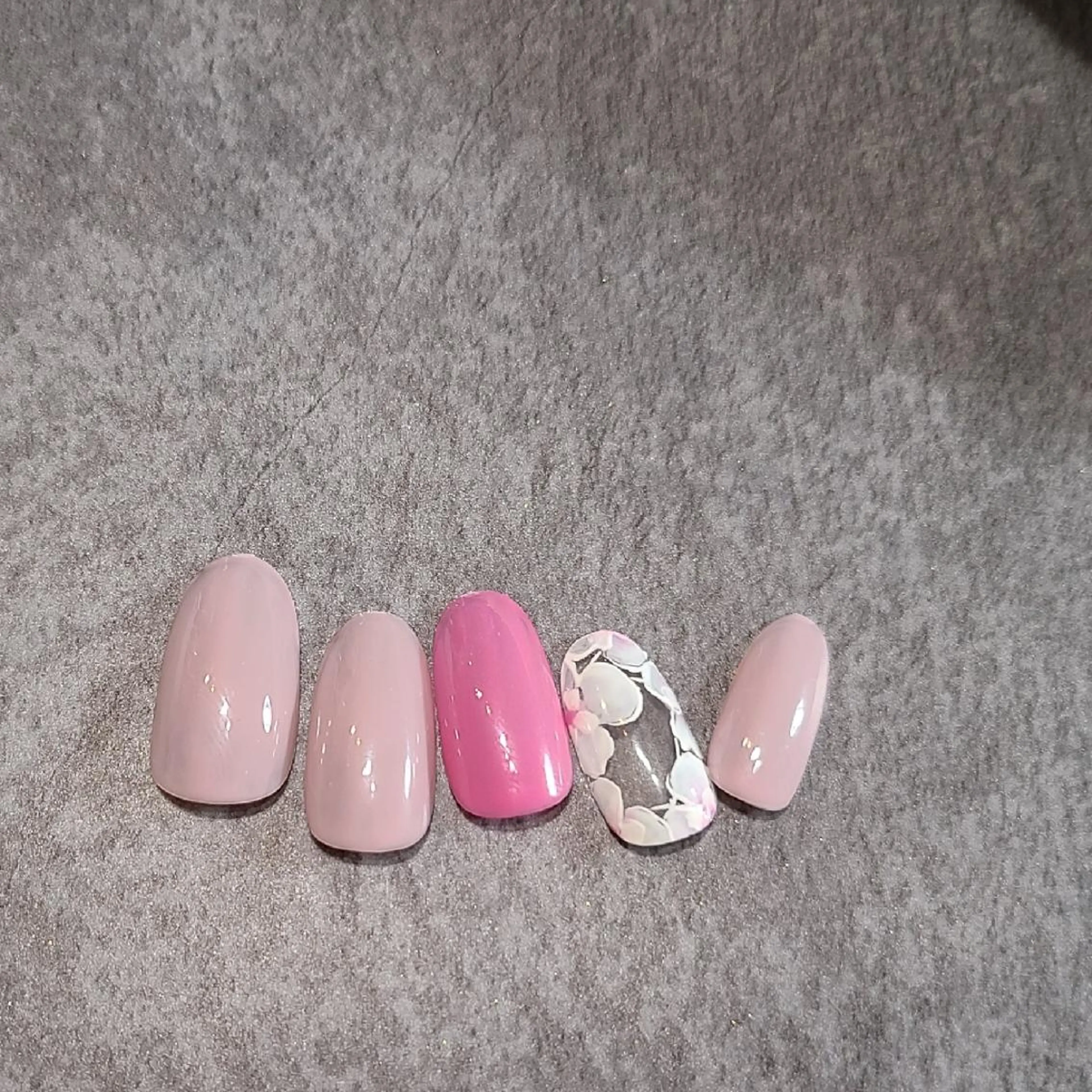 ネイル フラワーネイル レース ハンドネイル NOGUCHI  KANAのネイルデザイン