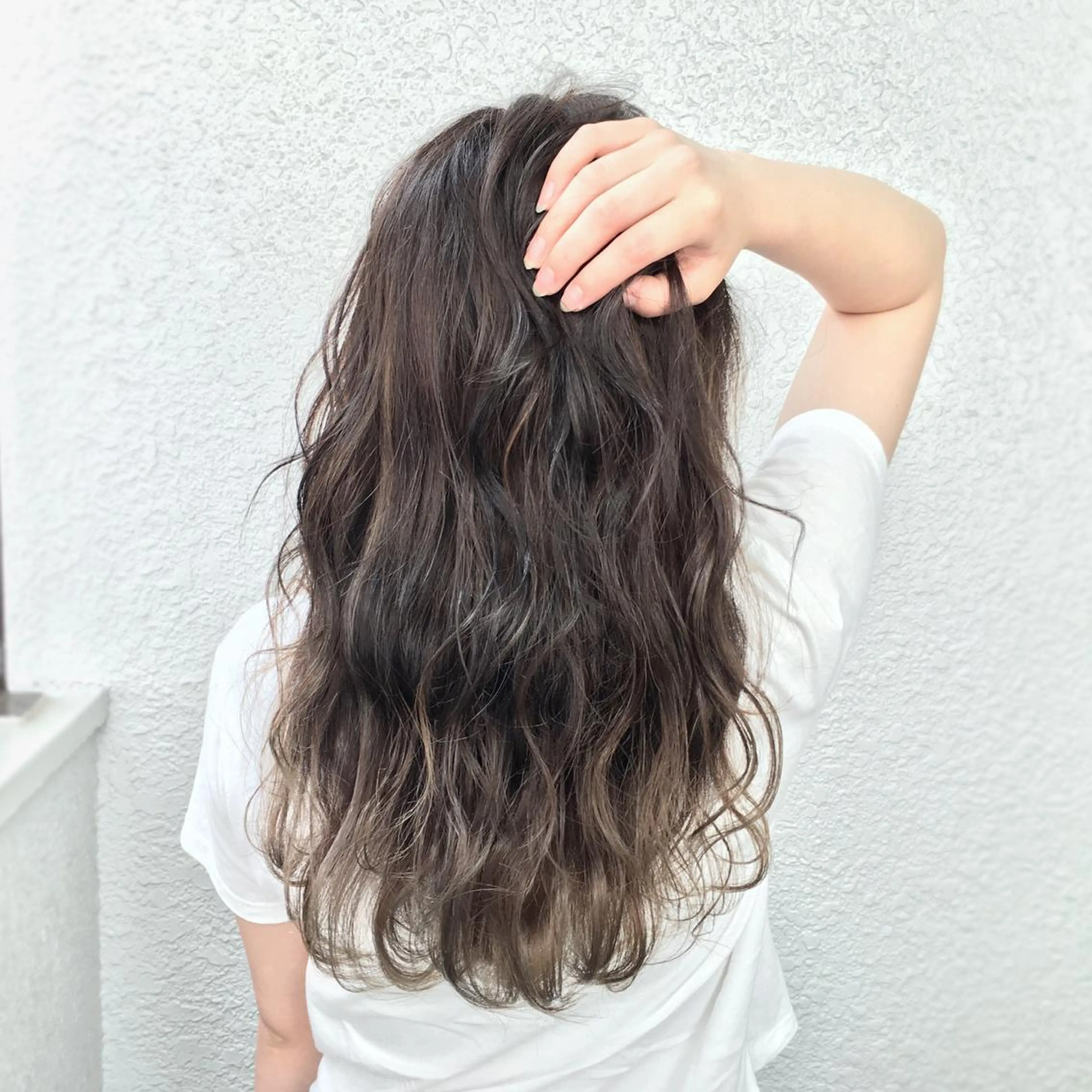 ミディアム セミロング ロング カラー パーマ ヘアアレンジ 小顔ショートヘア♪ TAKUMIのヘアスタイル