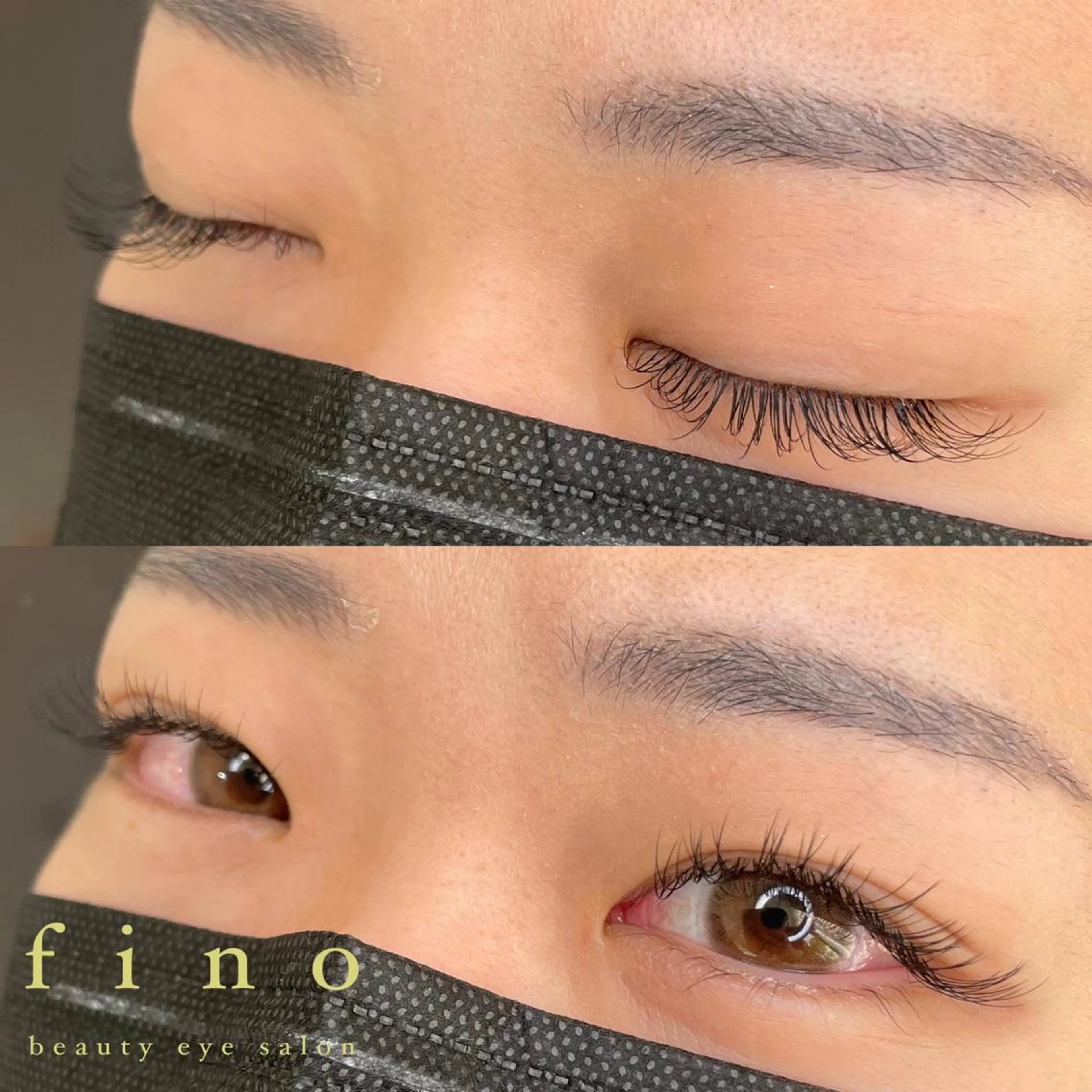 マツエク・マツパ フラットラッシュ fino sugimuraのマツエク・マツパデザイン