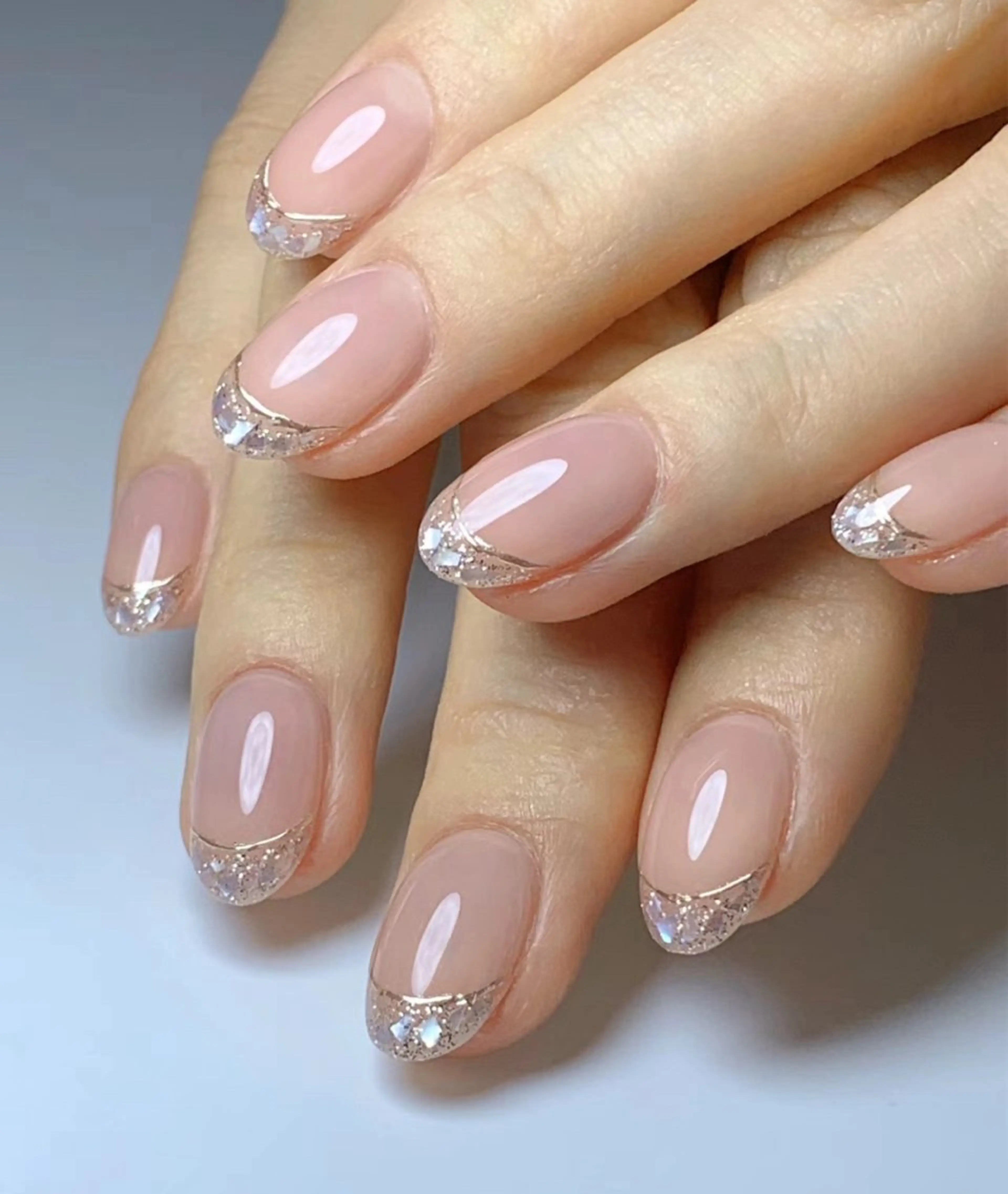 ネイル ハンドネイル M🌷nail 長さだし専門店のネイルデザイン