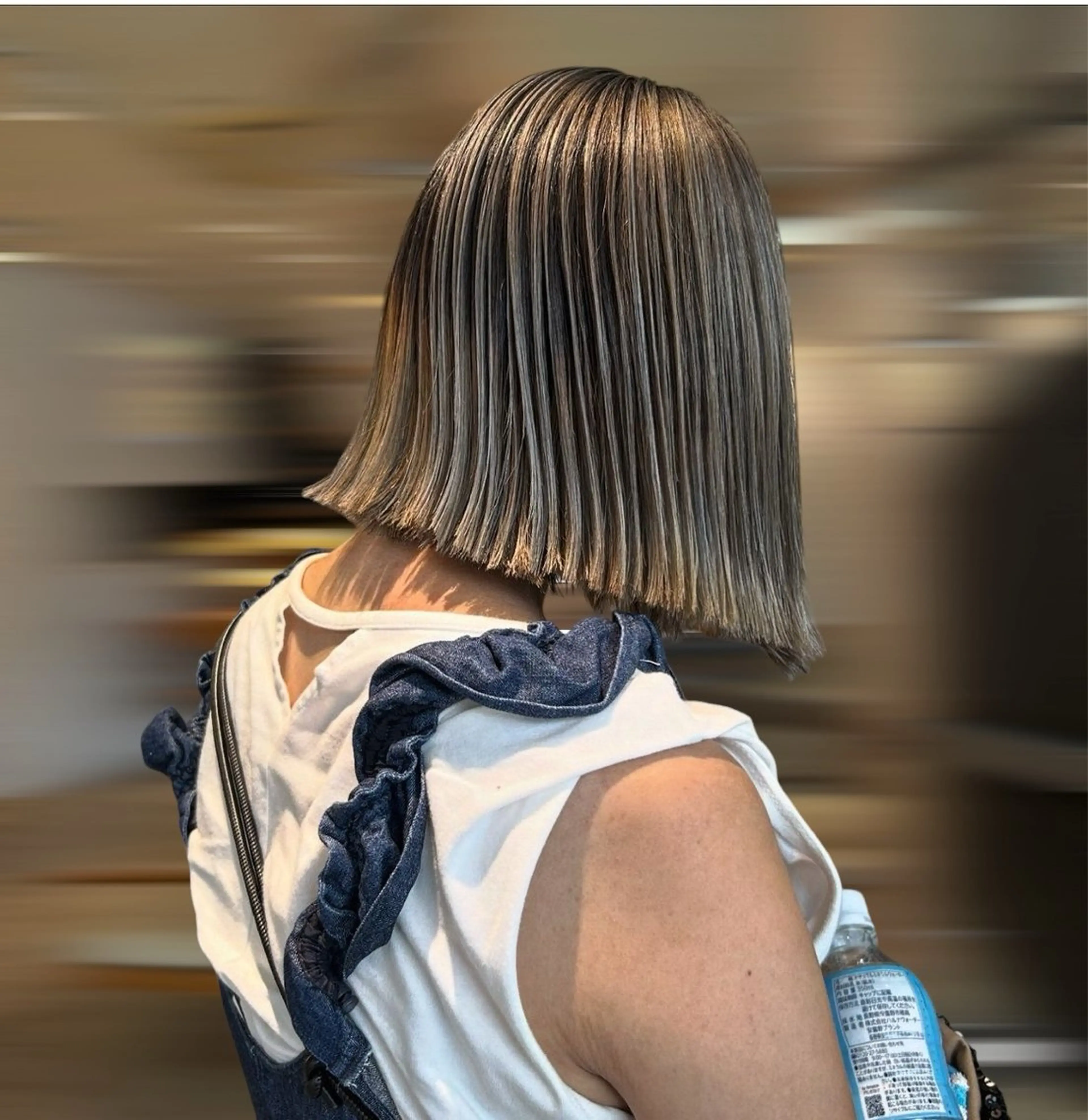 カット+立体感ハイライト+トリートメントの写真