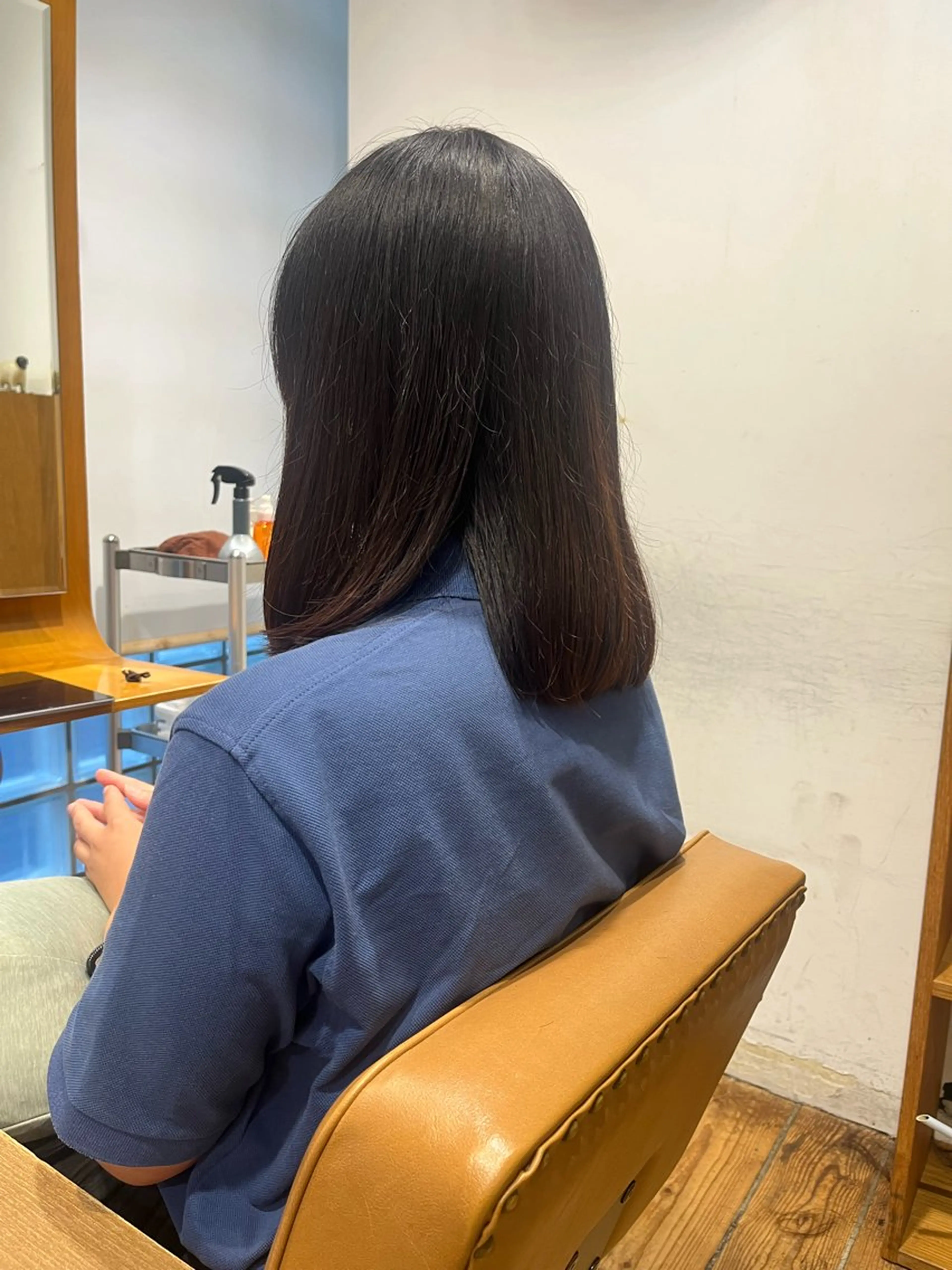 ミディアム カラー カット ヘアカラー カット/パーマモデル 募集🩵　yukaのヘアスタイル