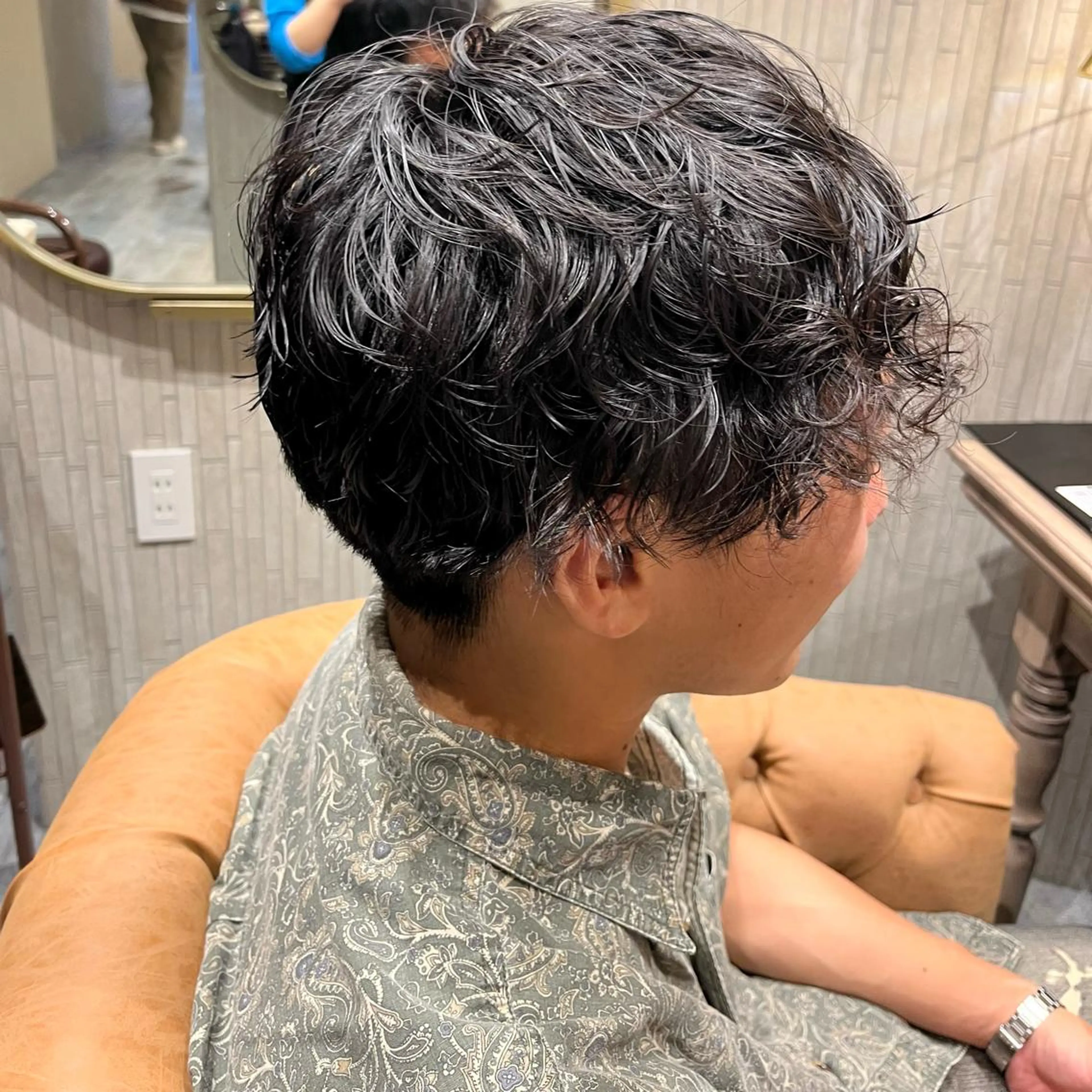 パーマ メンズ カット パーマ Uo/似合わせパーマ /髪質改善/四条烏丸のヘアスタイル