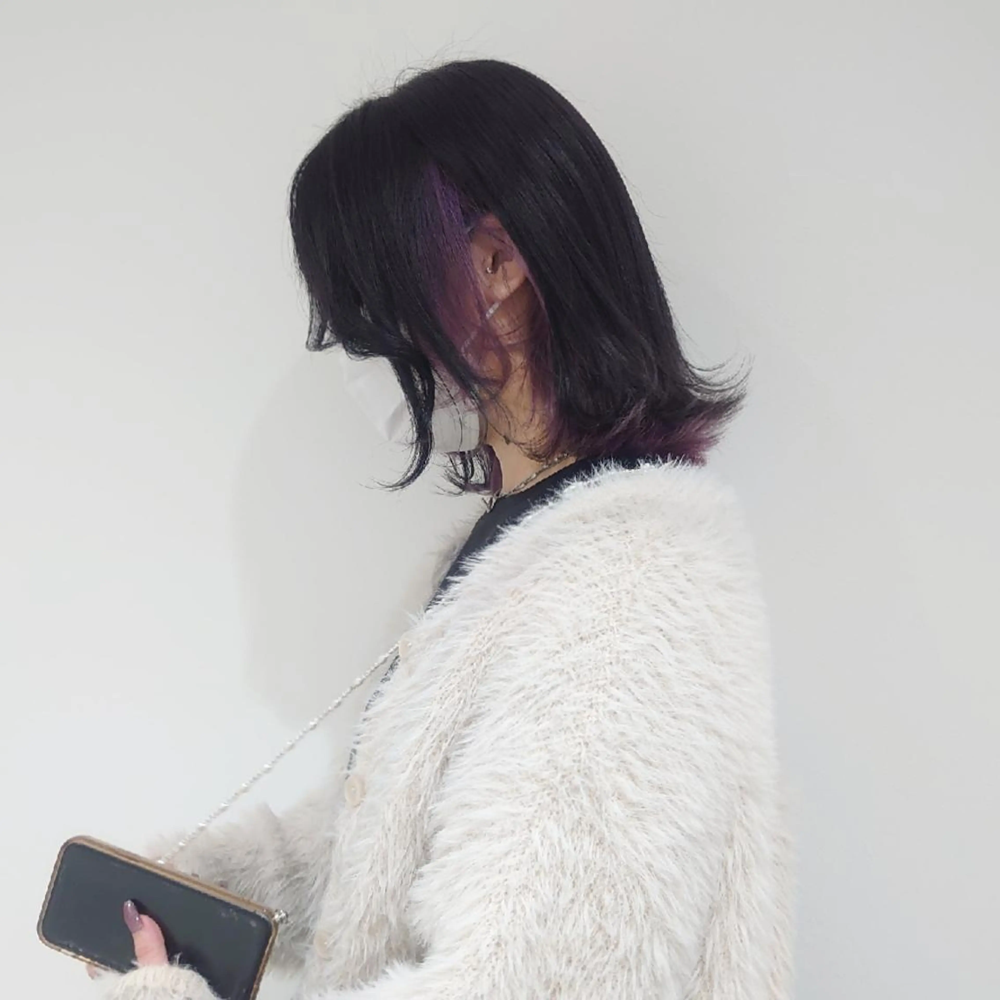 ミディアム カラー カット ヘアカラー E Komo hair所属・Wow❕E Komo hair 永井一輝のヘアスタイル